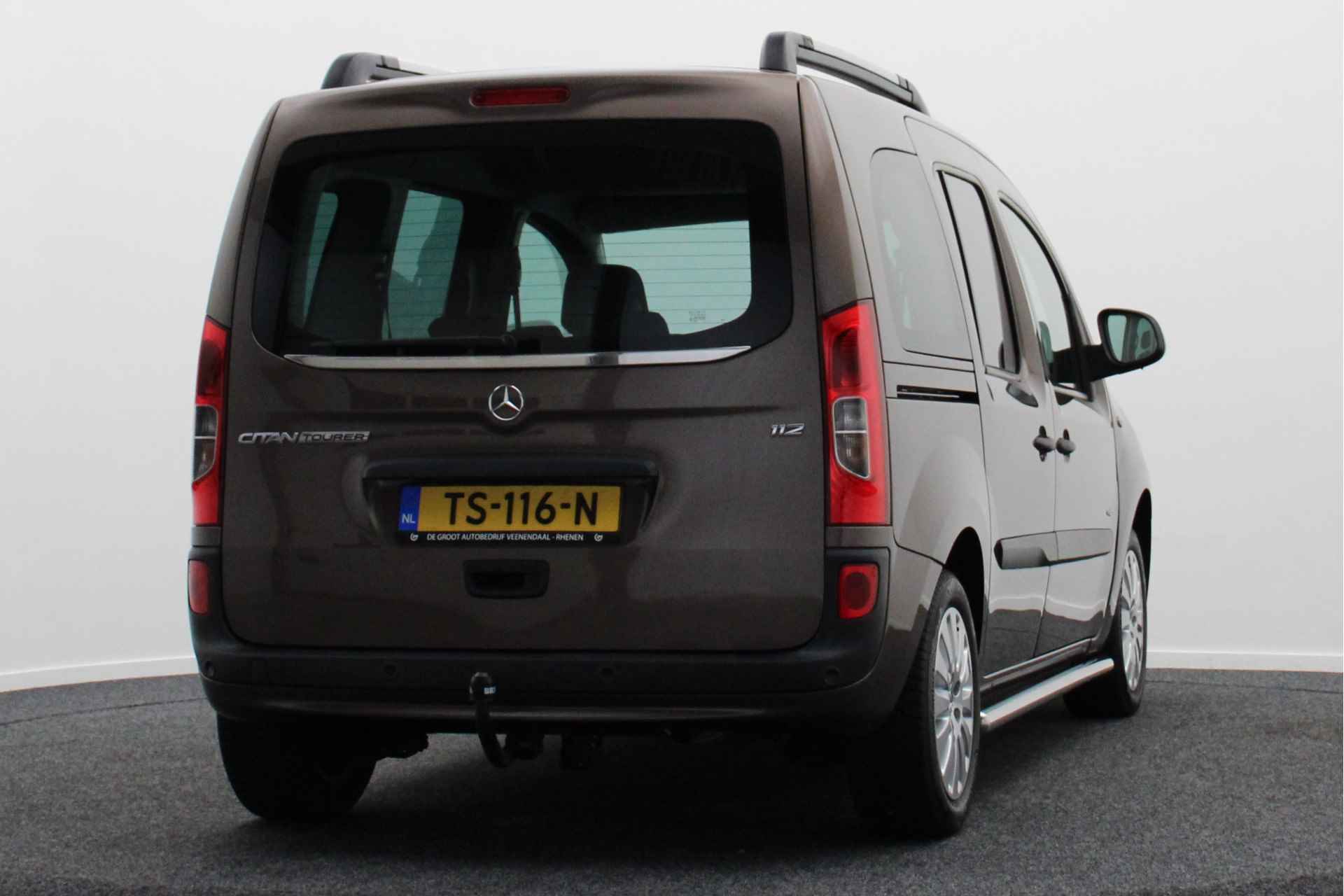 Mercedes-Benz Citan Tourer 112 Ambiente 5-Persoons, Airco, Bluetooth, Side-Bars, Cruise, Camera, PDC, Trekhaak, 16'' - 26/52