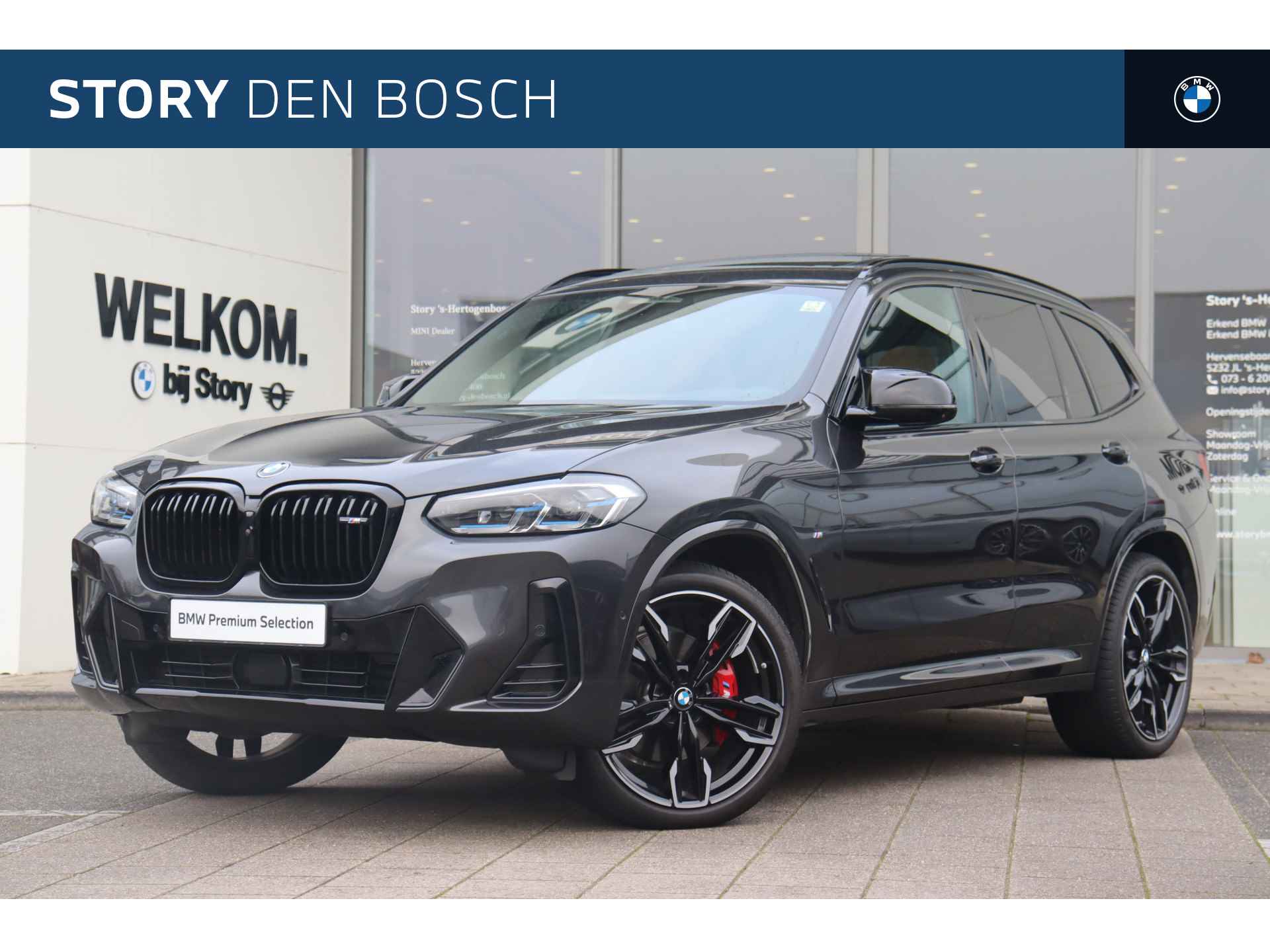 BMW X3 M40d xDrive High Executive Automaat / Panoramadak / Laserlight / M Sportstoelen / M Adaptief onderstel / Head-Up / Parking Assistant Plus / Comfort Access