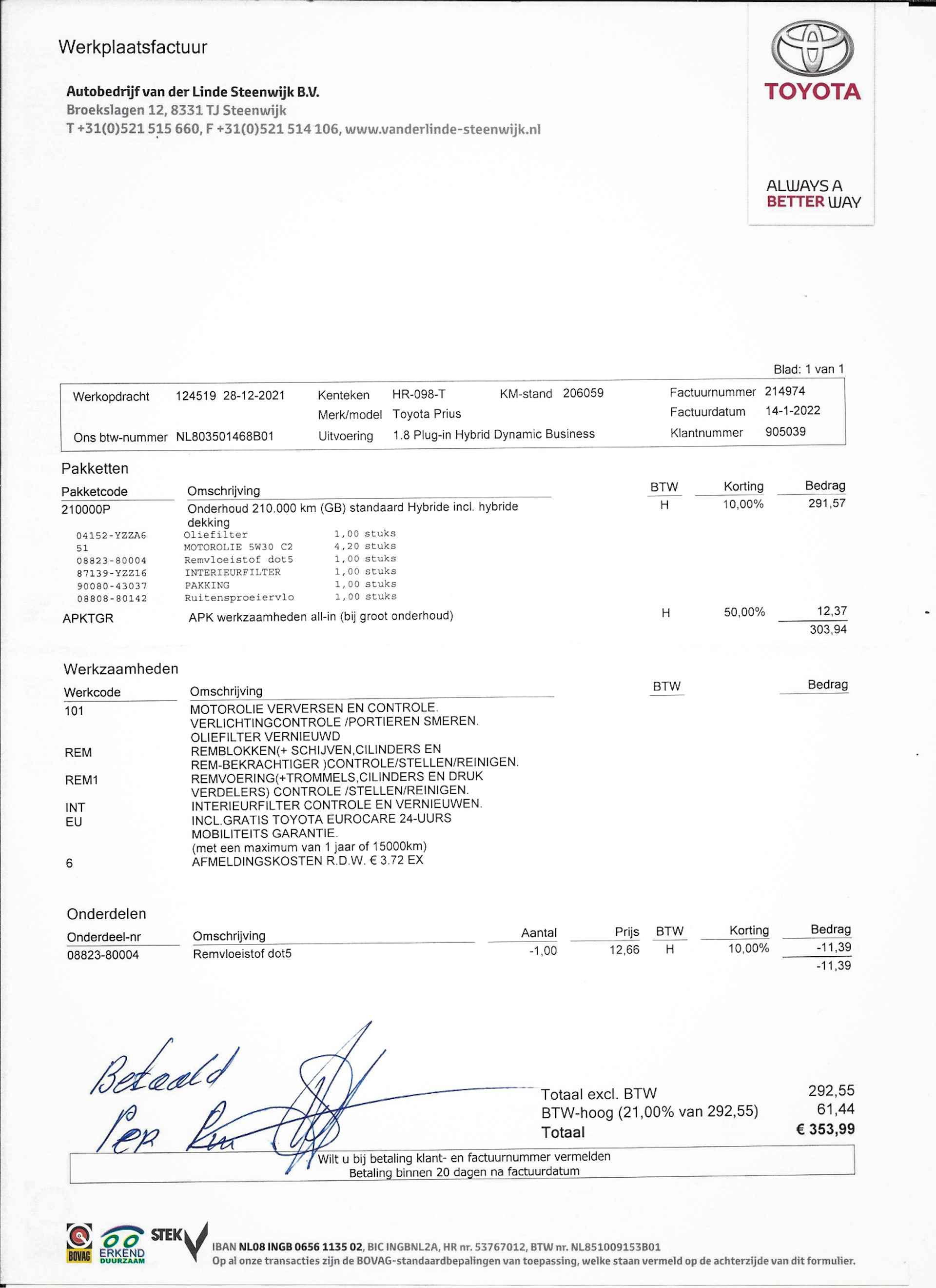 Toyota Prius 1.8 Plug-in Aspiration (100PK), Toyota-Dealer-Onderh., 12-MND-BOVAG, NL-Auto, Navigatie, Leer, Stoelverwarming, Achteruitrijcamera, Cruise-Control, Trekhaak, Head-Up-Display, Privacy-Glas - 37/49