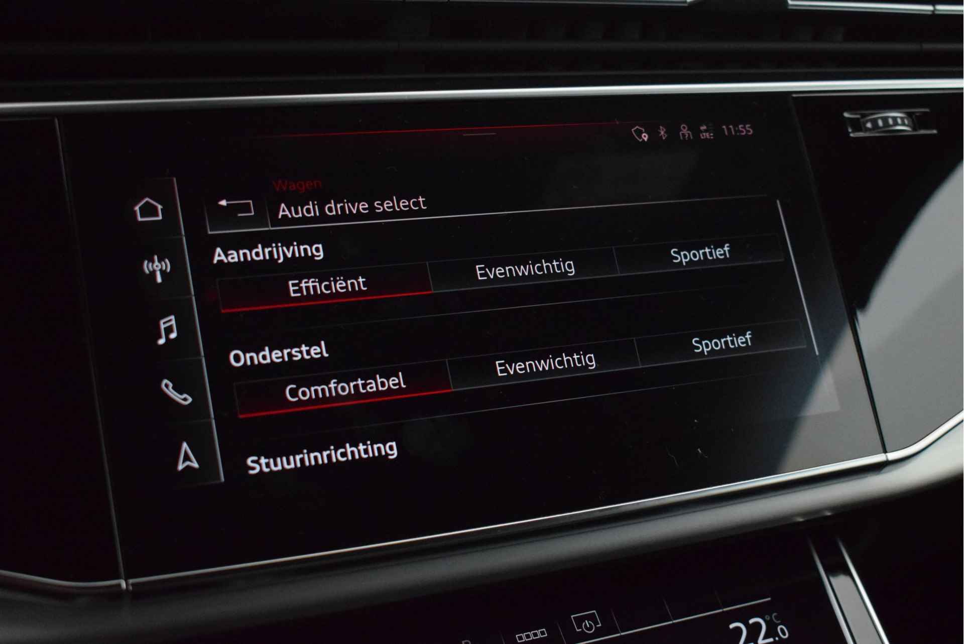 Audi Q8 55 TFSI e 381pk quattro 2x S-Line Black Edition Trekhaak Camera Luchtvering Matrix Led Virtual Cockpit Navigatie - 31/63