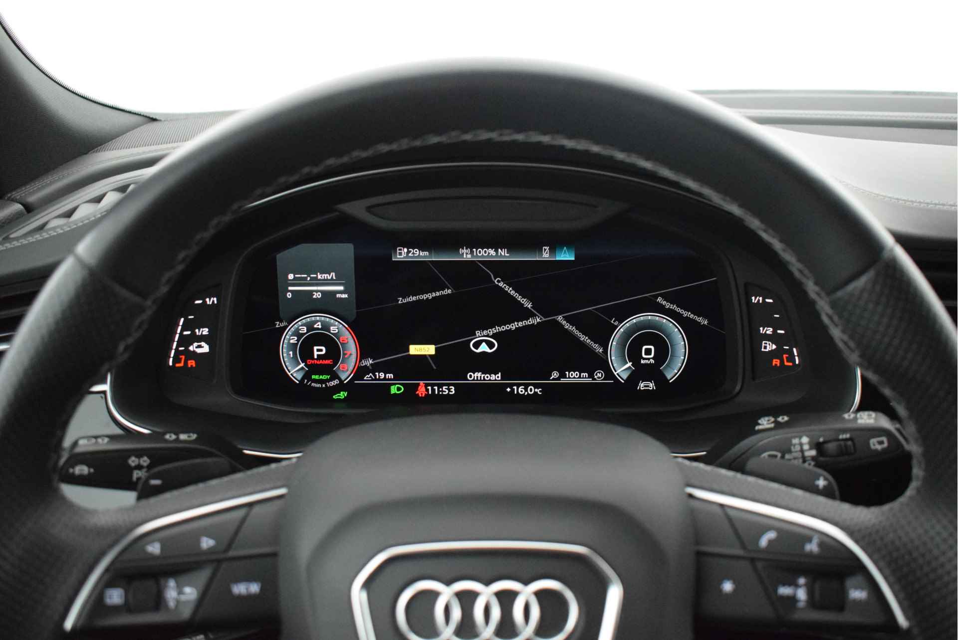 Audi Q8 55 TFSI e 381pk quattro 2x S-Line Black Edition Trekhaak Camera Luchtvering Matrix Led Virtual Cockpit Navigatie - 49/63