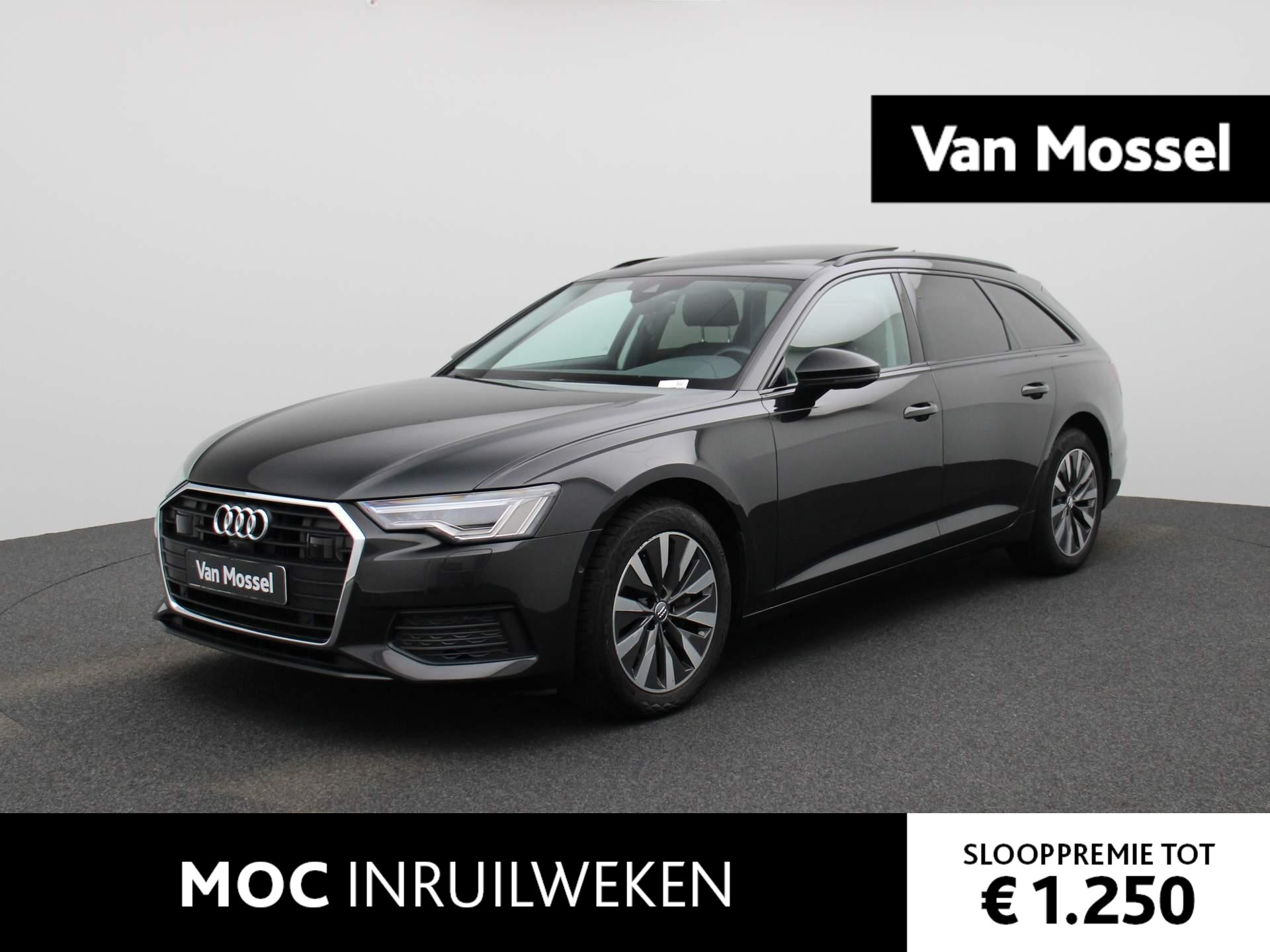 Audi A6 Avant 35 TDI Business edition | Leder | Apple Carplay / Android Auto | Panoramadak |  Stoelverwarming | Trekhaak | 360 Camera | Adaptieve Cruise Control | Dodehoekdetectie | Elektrische Achterklep | Led-Koplampen |