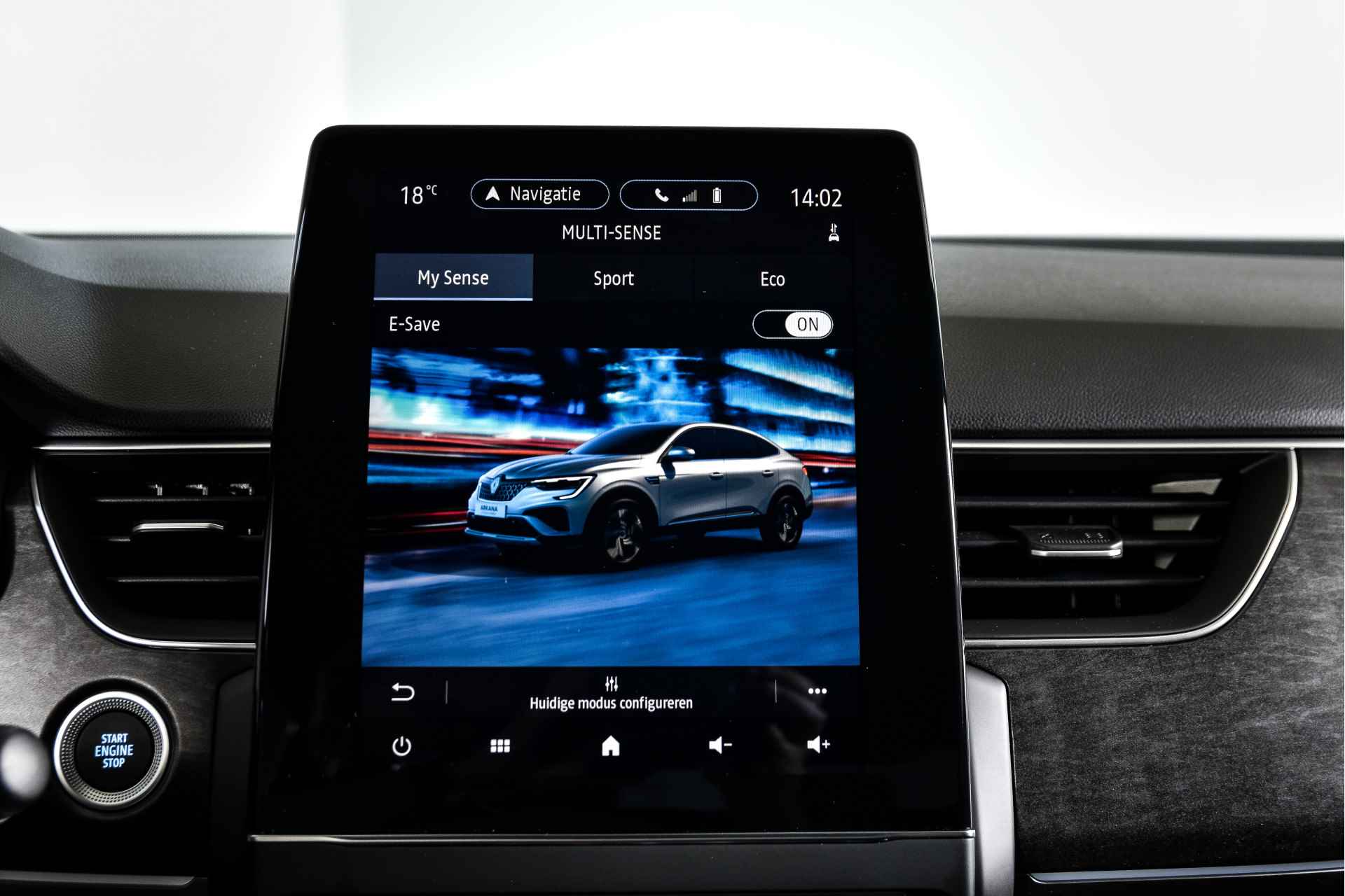 Renault Arkana 1.6 E-Tech hybrid 145 PK esprit Alpine - Automaat | Dig. Cockpit | Adapt. Cruise | Stoel- + Stuurverwarming | 360 Camera | PDC | NAV + App Connect | ECC | LM 19'' | 4916 - 34/58