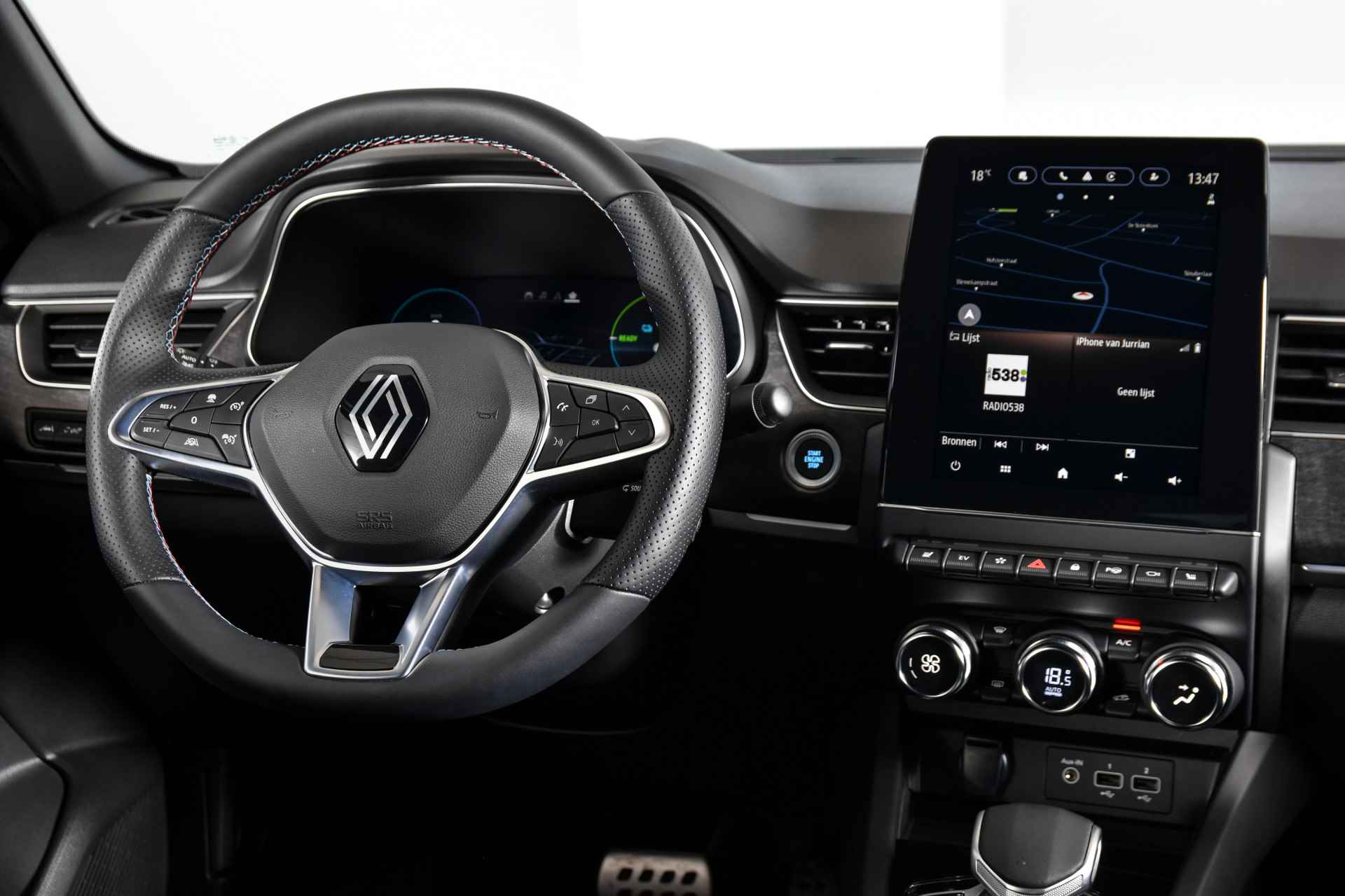 Renault Arkana 1.6 E-Tech hybrid 145 PK esprit Alpine - Automaat | Dig. Cockpit | Adapt. Cruise | Stoel- + Stuurverwarming | 360 Camera | PDC | NAV + App Connect | ECC | LM 19'' | 4916 - 41/58