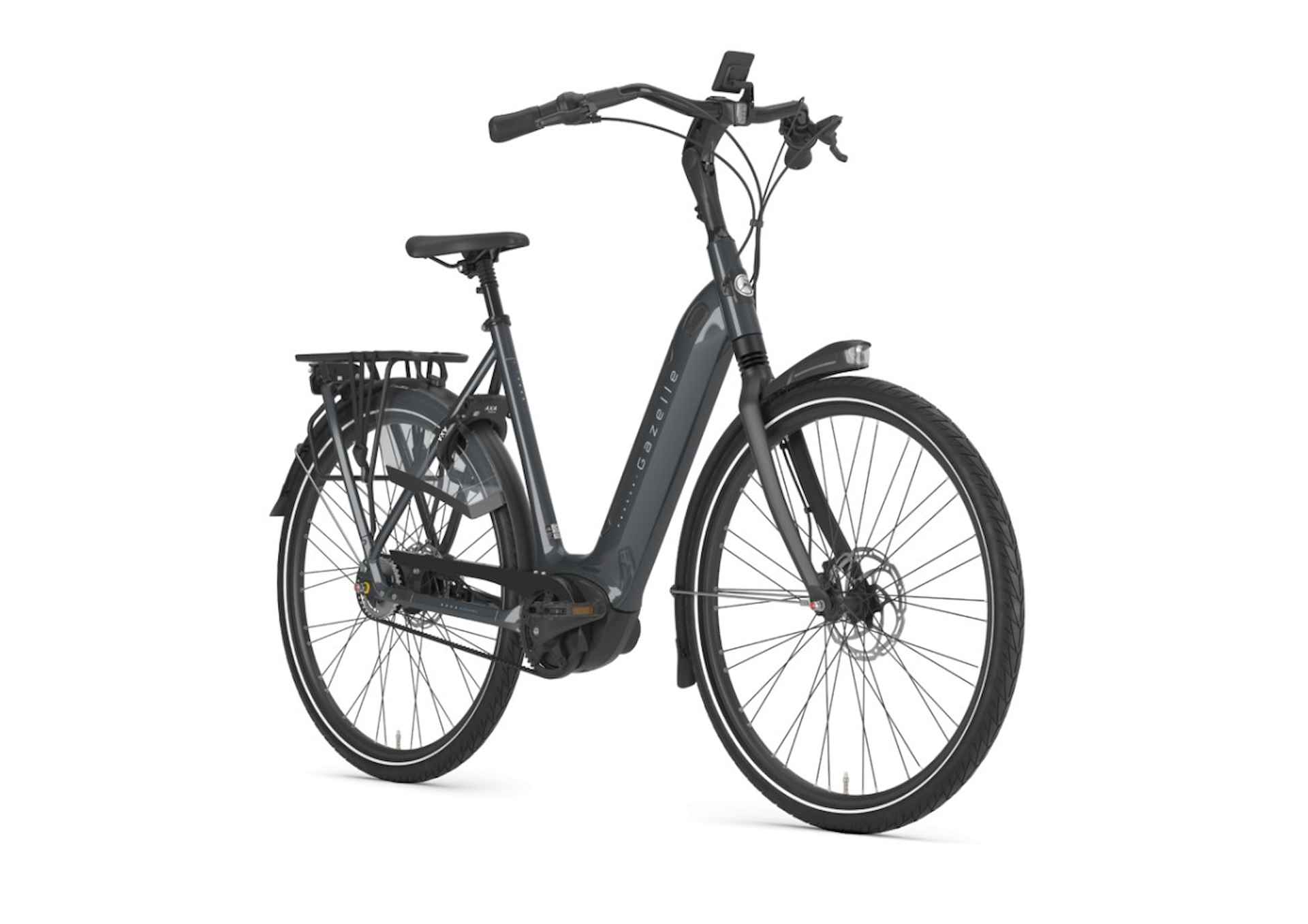 Gazelle Grenoble C5 HMB 500Wh Lage instap Anthracite Grey 53cm 2024 - 2/3