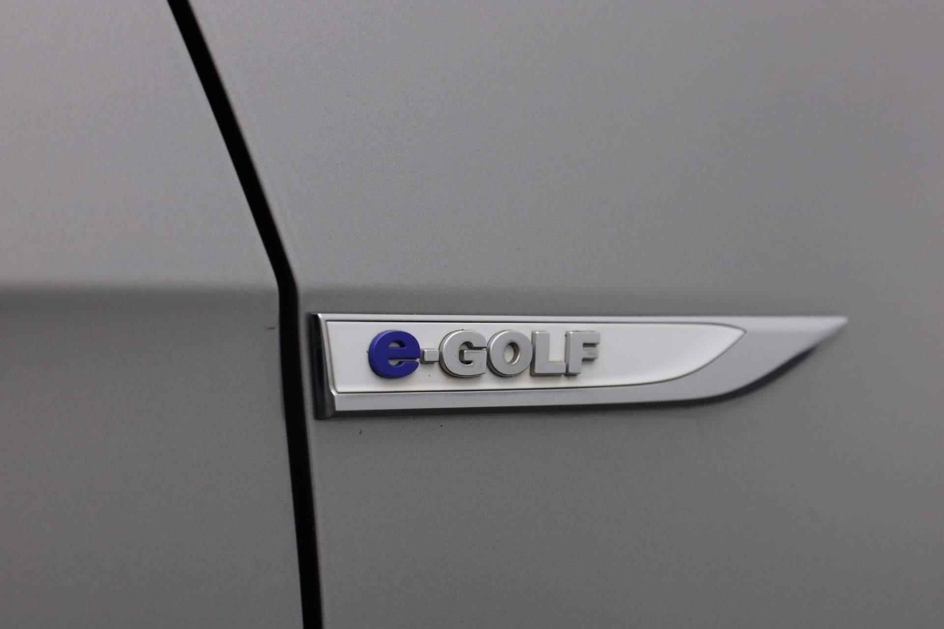 Volkswagen e-Golf 136PK | Navi | ACC | Parkeersensoren voor/achter | Clima - 8/40