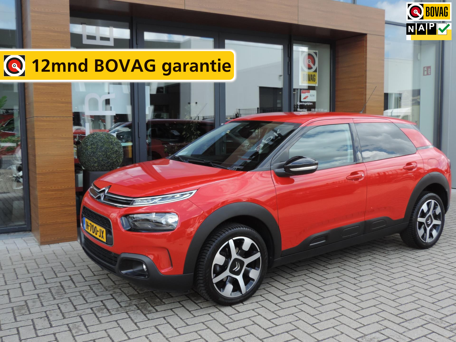 Citroen C4 Cactus 1.2-T Shine Plus AUTOMAAT 47.000km | Camera | Trekh. | DAB | 17” Allseas. | Bluetooth | Keyless | ECC | CarPlay