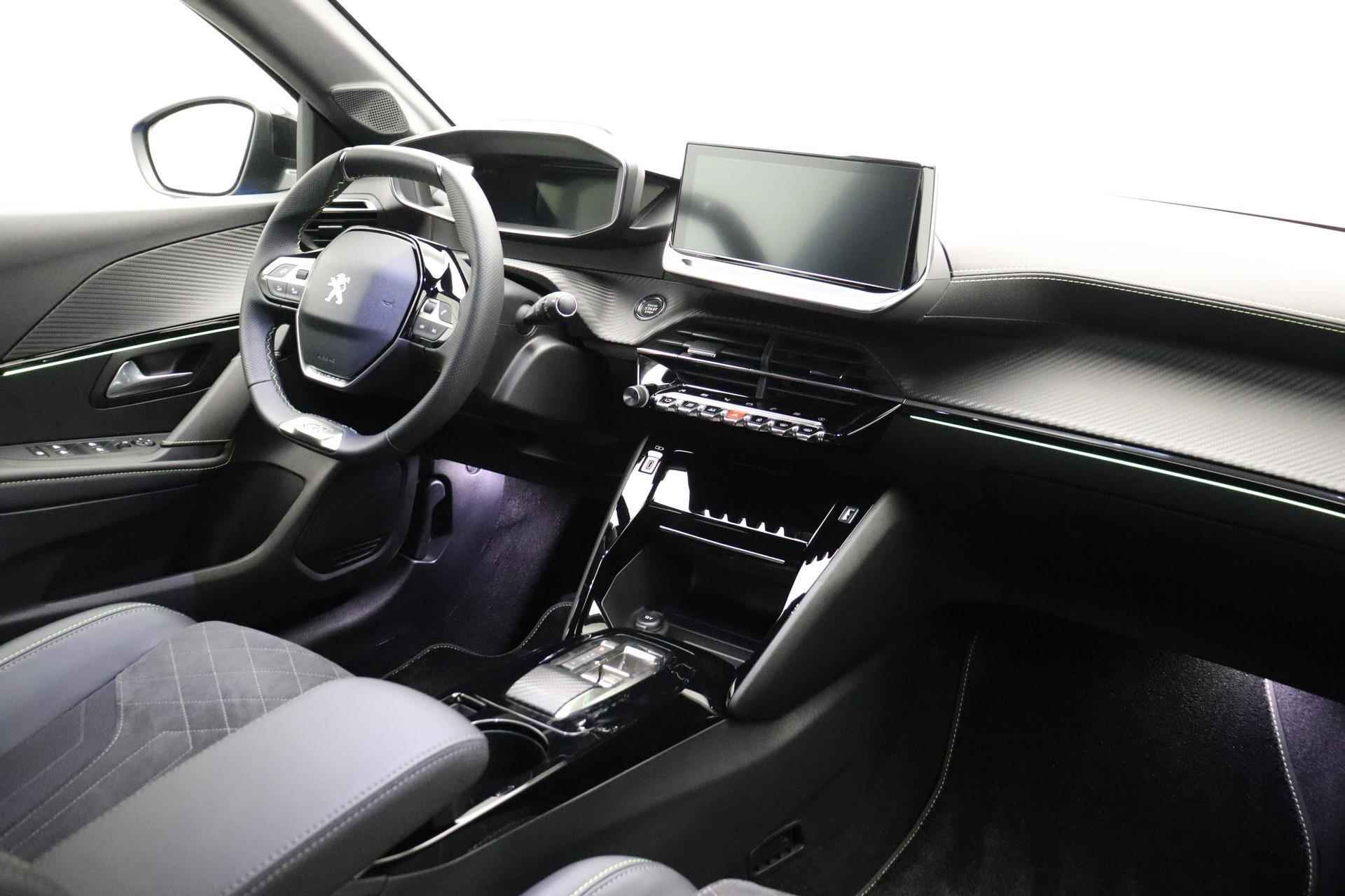 Peugeot e-208 EV GT Pack 50 kWh 130 pk 100% elektrisch automaat | 3D Cockpit | Climate control | Cruise control | LED verlichting | Bluetooth | Keyless start - 4/33