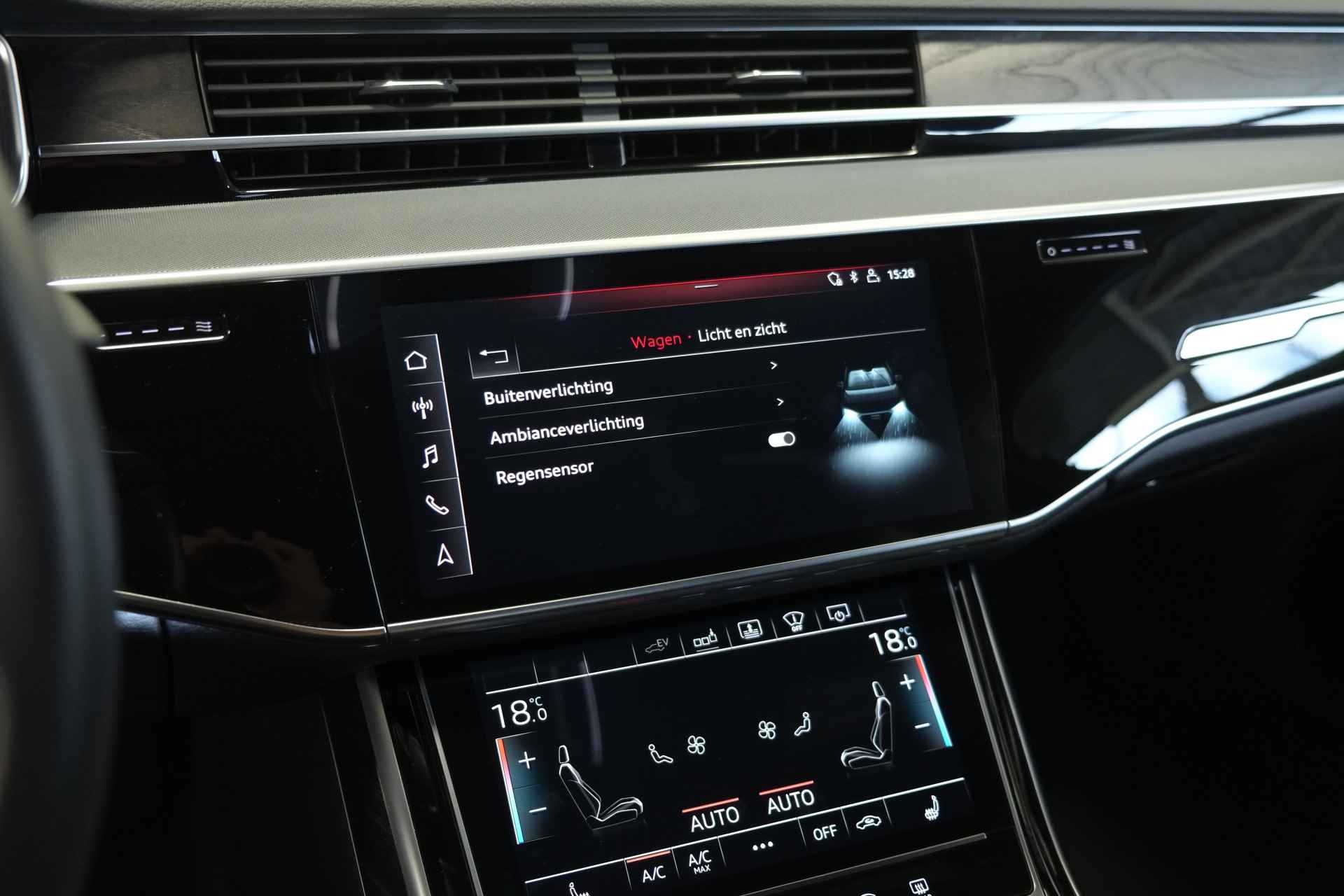 Audi A8 60 TFSI e quattro Lang / Luchtvering / ACC / Draadloos Carplay - 28/50