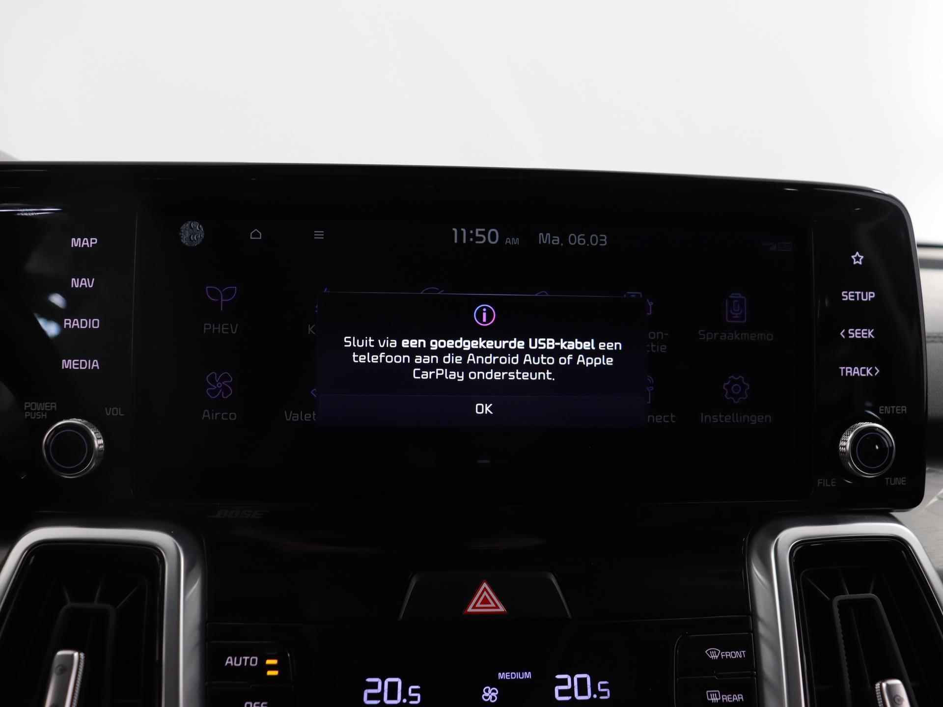 Kia Sorento 1.6 T-GDI Plug-in Hybrid 4WD DynamicPlusLine 7p. | Demo | Lederen Bekleding | Premium Audio (Bose) | Adaptieve Cruise Control | Elektrische Stoelverstelling - 22/49
