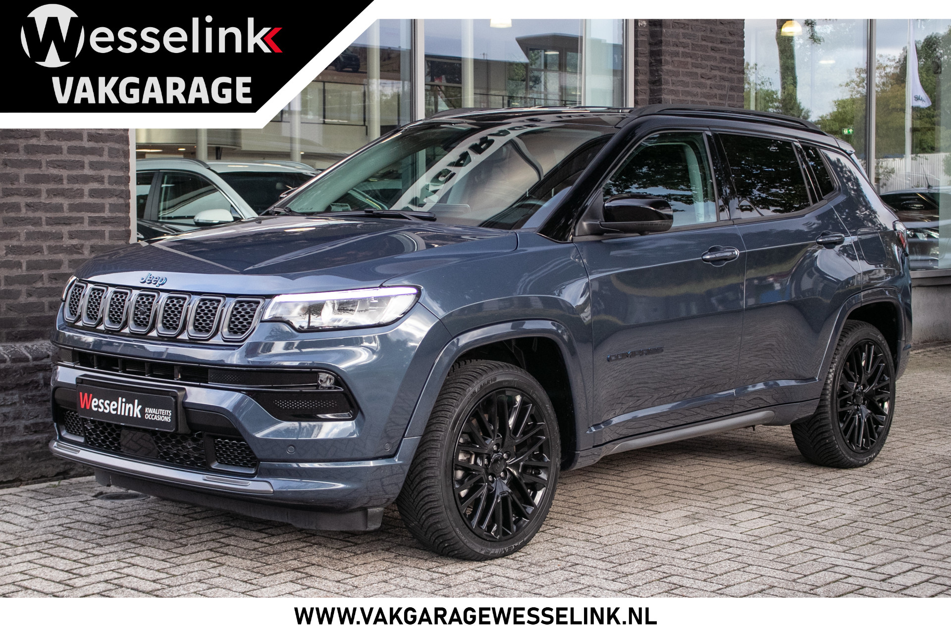 Jeep Compass 4xe 240 Plug-in Hybrid Electric S All-in rijklrprs | Nieuwe type | 360° camera | Leer | 4 seasons