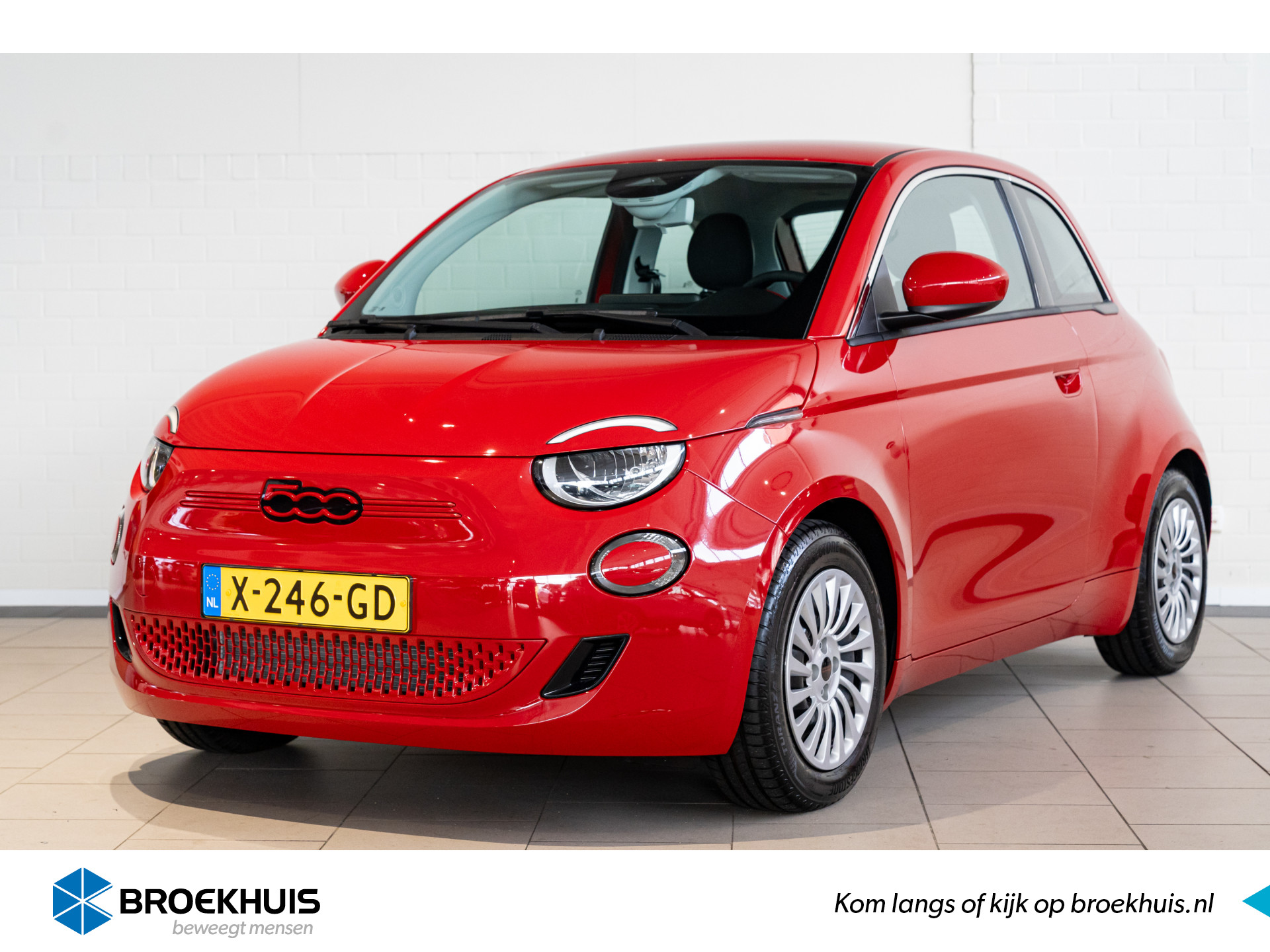 Fiat 500 RED | 3 Fase | Navigatie | Apple Carplay & Android Auto | Cruise Controle |