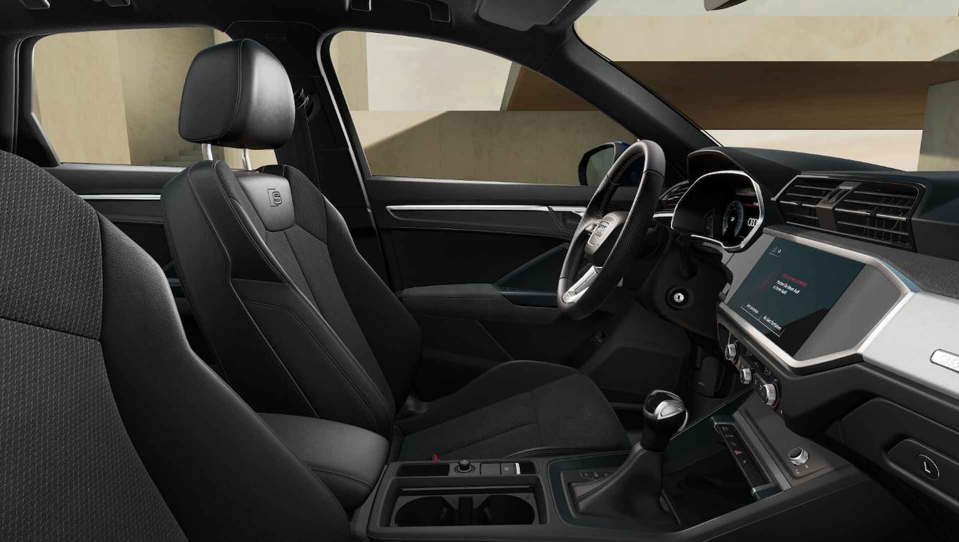 Audi Q3 45 TFSI e 245pk s-tronic S Line | Panoramadak | Leder-alcantara | Camera | Parkeersensoren v+a | Stoelverwarming - 7/7