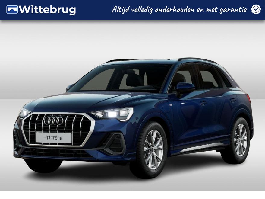 Audi Q3 45 TFSI e 245pk s-tronic S Line | Panoramadak | Leder-alcantara | Camera | Parkeersensoren v+a | Stoelverwarming