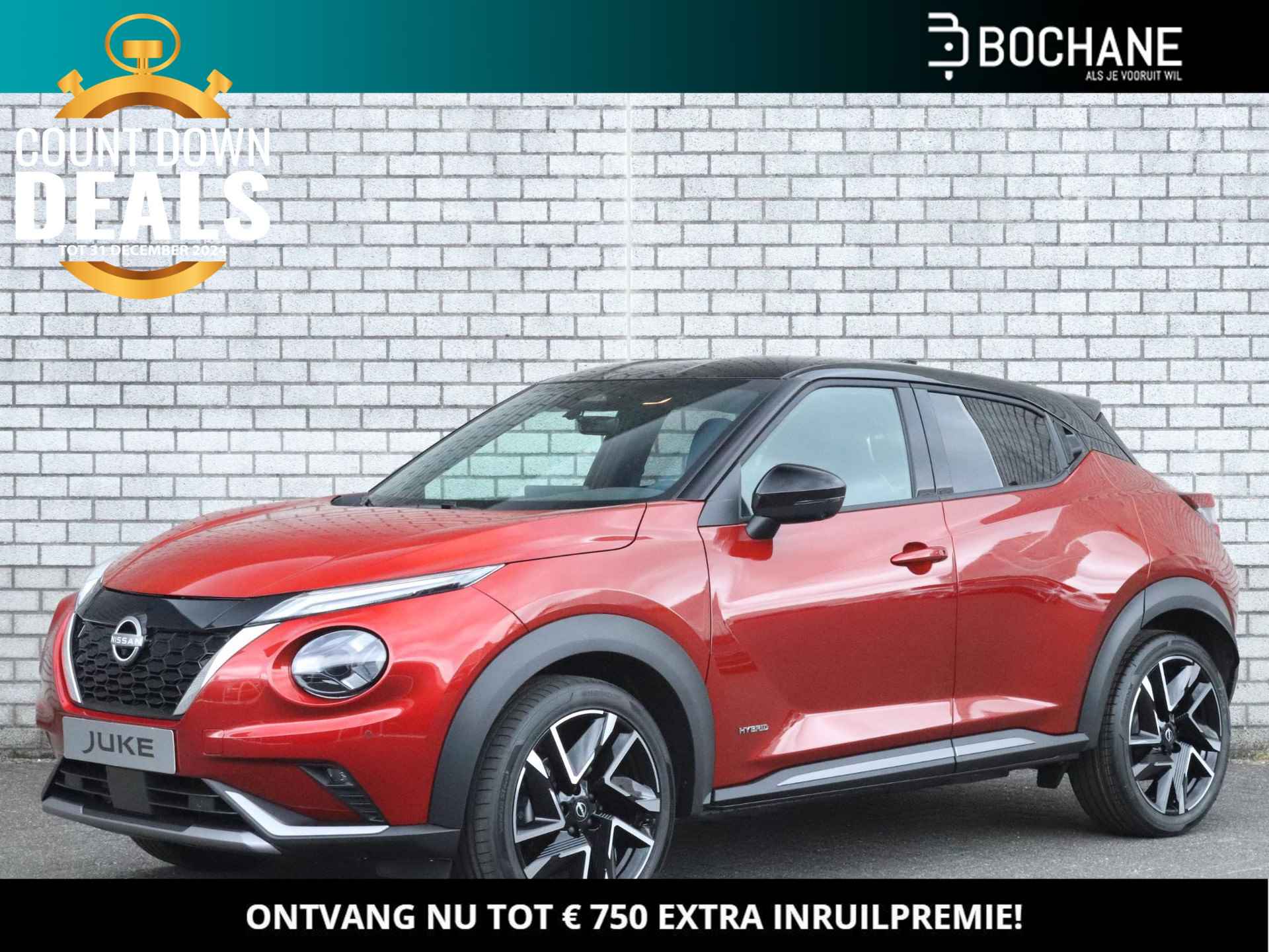 Nissan Juke 1.6 Hybrid 143 N-Design | Bose Premium Audio | 360° Camera | Stoel- en Stuurwielverwarming | - 1/34