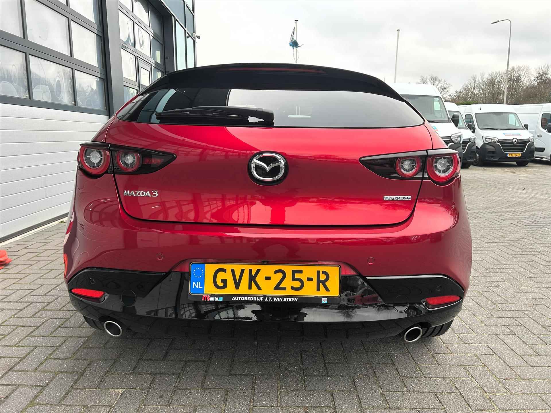 Mazda 3 E-Skyactiv-G 150PK Hybrid, Carplay, HUD, Winterpakket - 9/40