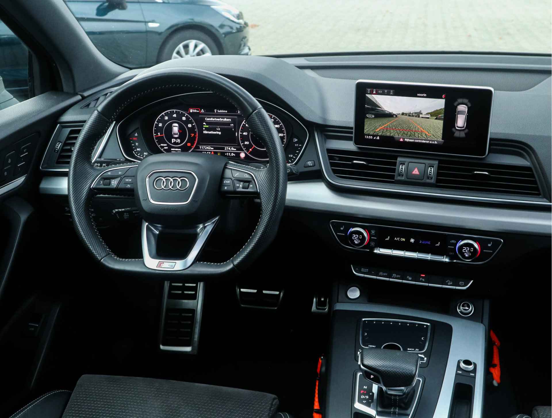 Audi Q5 2.0 TFSI quattro Sport Pro Line S Navi/Clima/Adapt.Cruise/Panodak/360GradenCAM/2XS-line/DCC/Trekhaak - 43/45