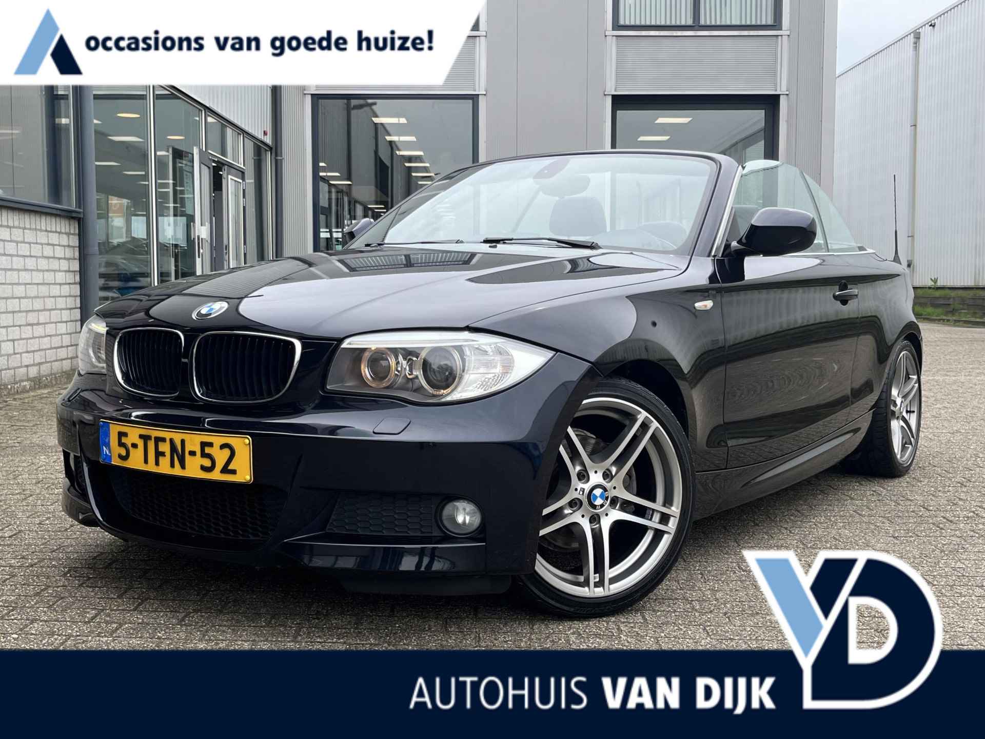 BMW 1-serie Cabrio 118i M Sport Edition | NL Auto/Voll.Historie/M-sport pakket/Navi/Cruise/Clima/Afn.Trekhaak - 1/92