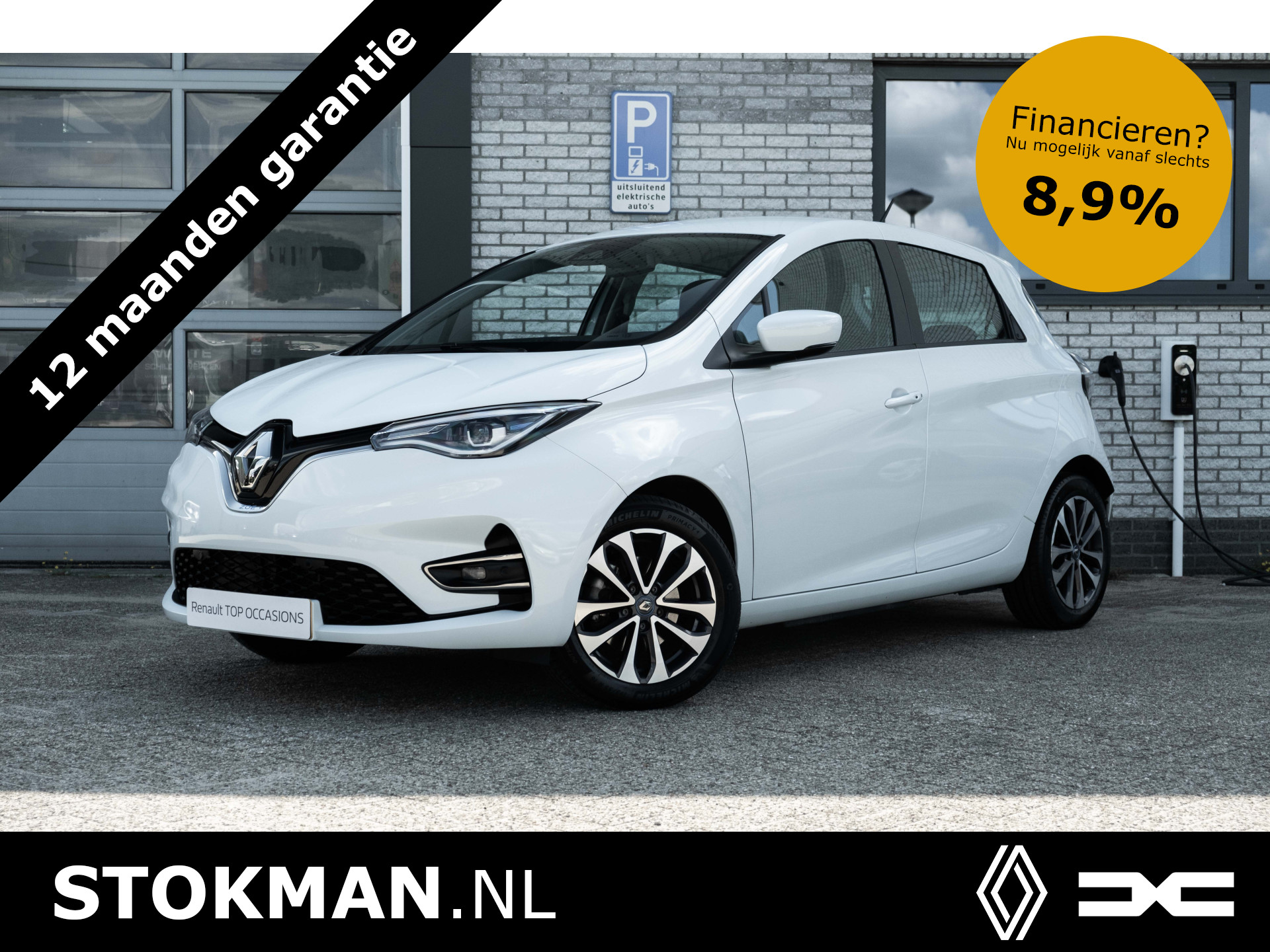 Renault ZOE R 135 PK Zen 52 kWh (ex Accu) | 91,33% SOH batterij | ECC | navigatie | Parkeersensoren achter | afkoop accuhuur € 4.200,- meerprijs | incl. Bovag rijklaarpakket met 12 maanden garantie |