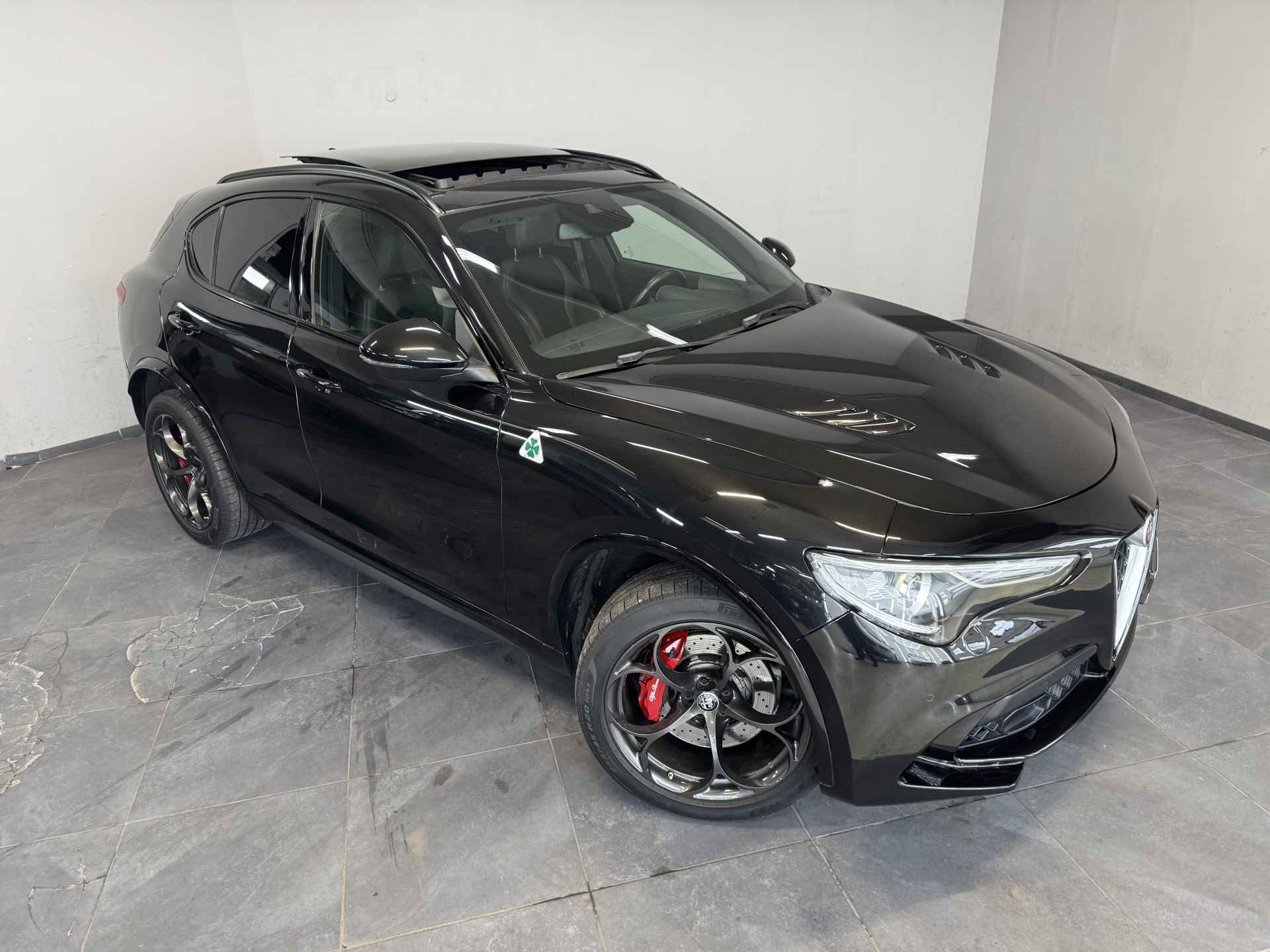 Alfa Romeo Stelvio 2.9 V6 AWD Quadrifoglio ✅ PANORAMADAK ✅ CARBON ✅ HARMAN KARDON ✅ GARANTIE ✅ - 91/97