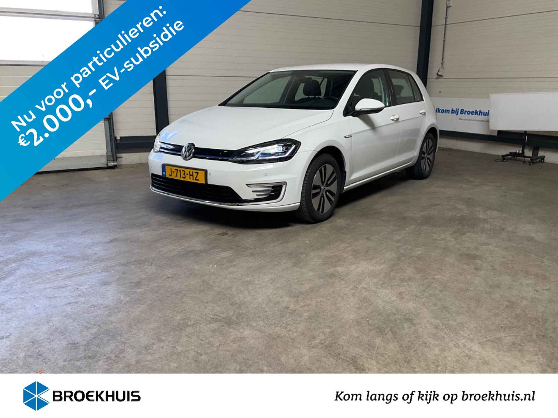 Volkswagen e-Golf 136 pk E-DITION | Navigatie | Cruise control adaptief | Parkeersensoren | - 1/6