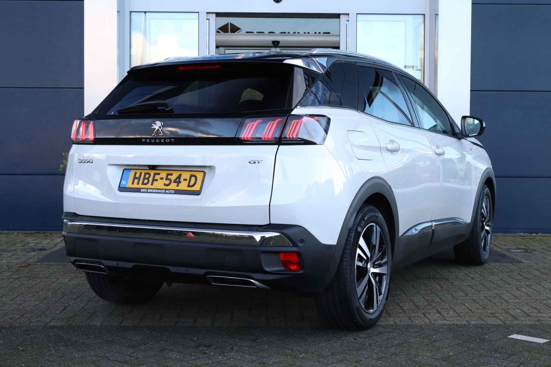 Peugeot 3008 1.6 Turbo 180-PK Blue Lease GT | Trekhaak 1500KG | Leder | Massage | 360' Camera | ACC | Elektr. klep - 11/48