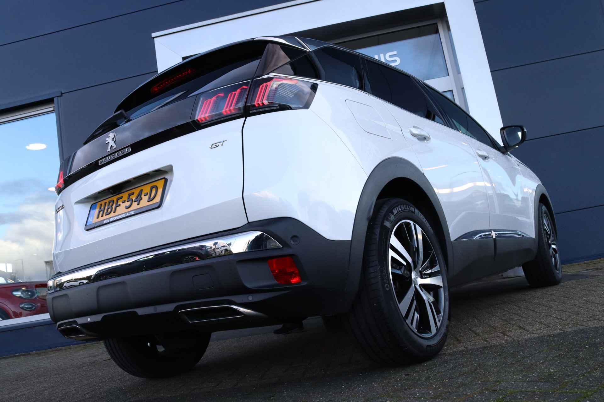 Peugeot 3008 1.6 Turbo 180-PK Blue Lease GT | Trekhaak 1500KG | Leder | Massage | 360' Camera | ACC | Elektr. klep - 12/48