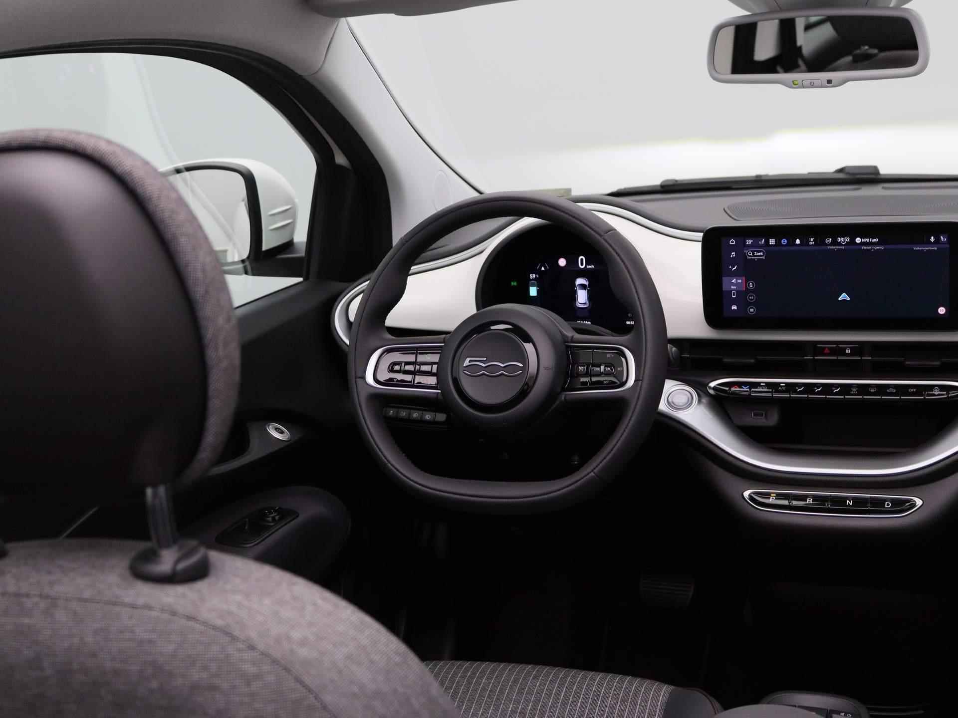 Fiat 500e C Icon 42 kWh | Navigatie | Climate control | Apple Carplay/Android Auto - 12/40