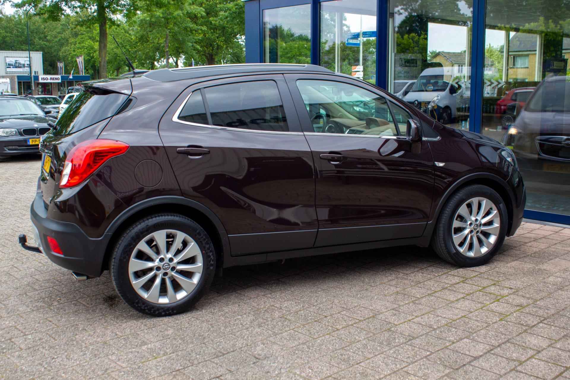 Opel Mokka 1.4 T Cosmo| Prijs rijklaar incl. 12 mnd garantie | Afn. trekhaak Pdc Camera Lmv Pdc Navi Bluetooth Leder - 18/50