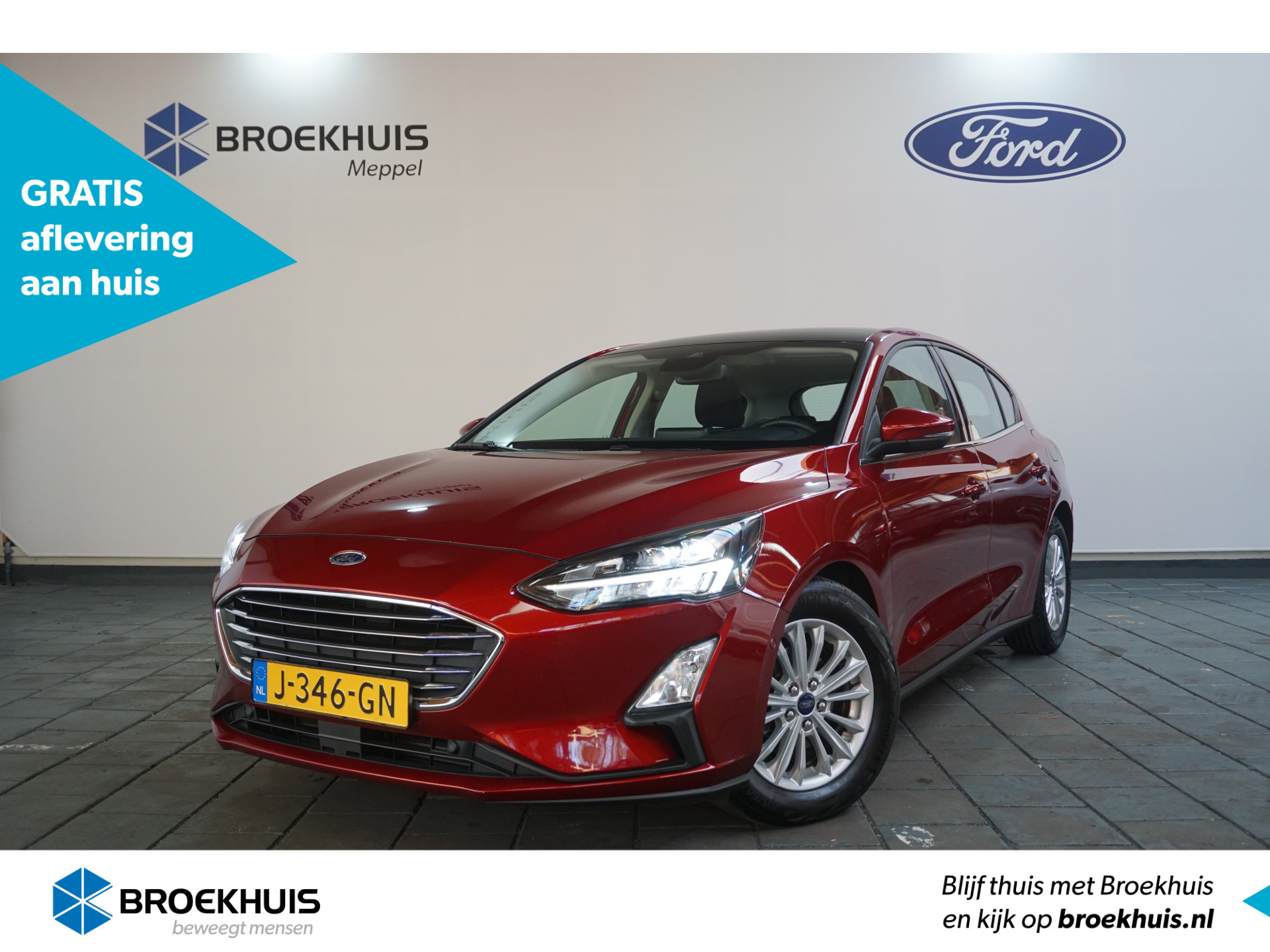 Ford Focus 1.0 EcoBoost Titanium Business | B&O | Adaptive Cruise | Panoramadak | AGR-Stoelen | Winter Pakket | Camera |