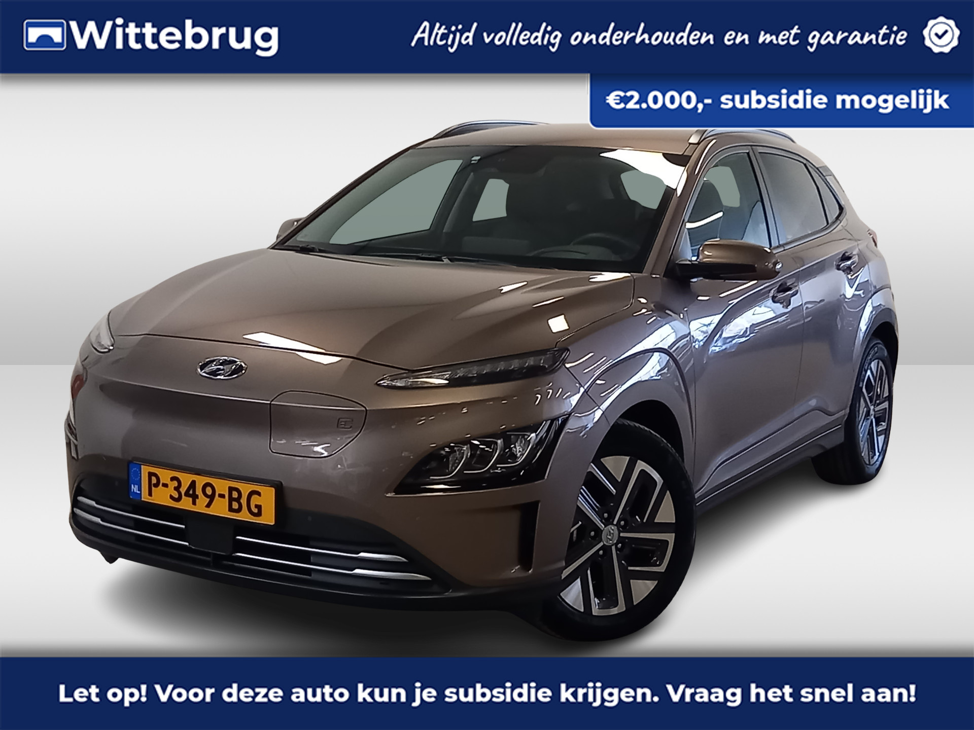 Hyundai KONA EV Premium 64 kWh Grote accupakket & Luxe uitvoering!!!