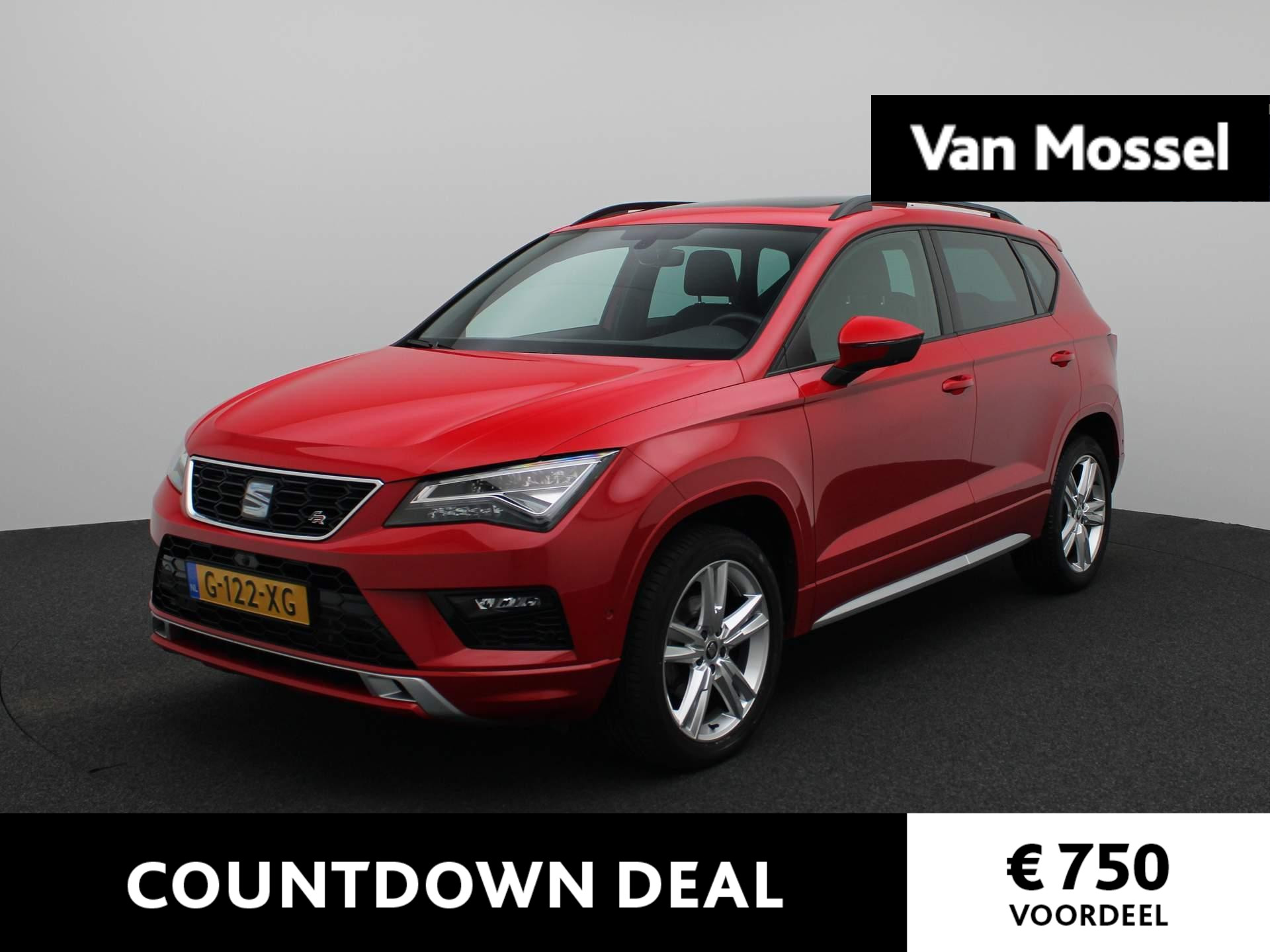 SEAT Ateca 1.5 TSI FR Business Intense 150 PK | LED Koplampen | Navigatie | Rondomzicht Camera | Apple Carplay/Android Auto | Panorama dak | Climate Control | Alcantara bekleding | Keyless-Entry | Privacy Glass | Cruise Control | Parkeersensoren | Lichtmetalen velgen |