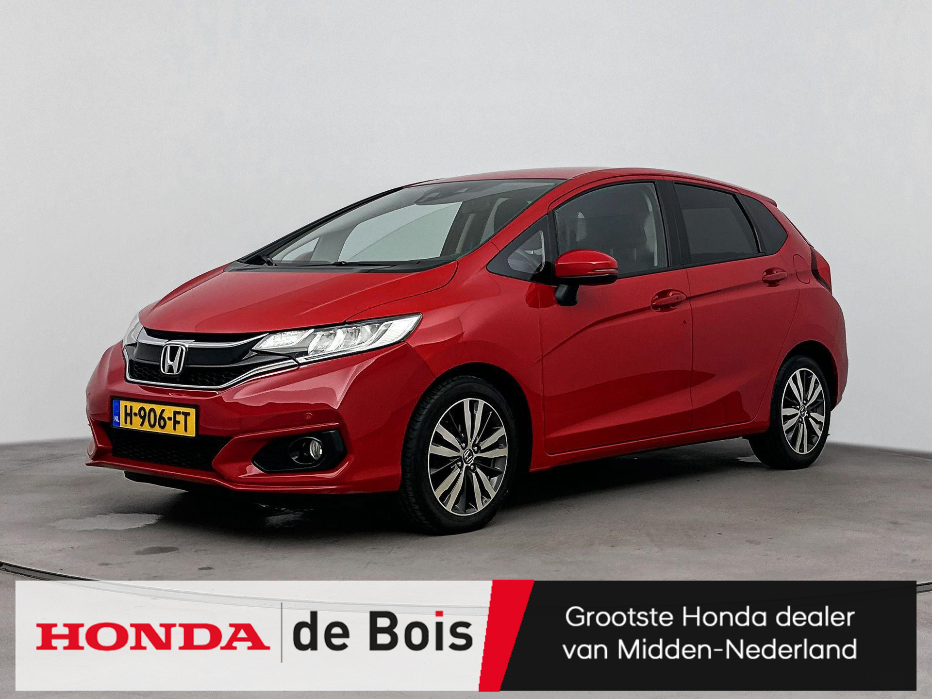 Honda Jazz 1.3 i-VTEC Elegance Aut. Honda Jazz 1.3 i-VTEC Elegance | Lage km-stand! | Navigatie | Camera | Stoelverwarming | Parkeersensoren |