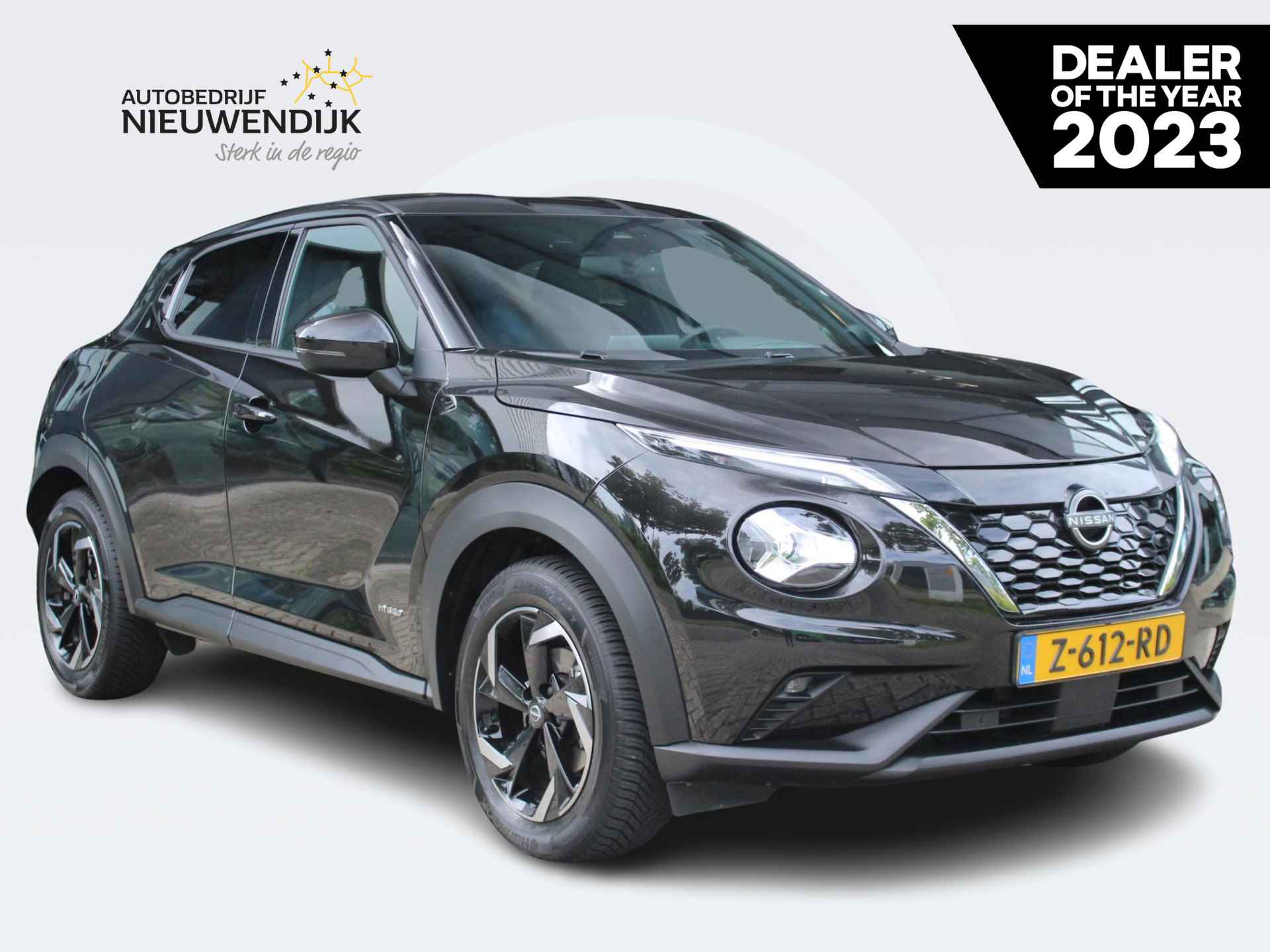 Nissan Juke 1.6 Hybrid N-Connecta 9.800KM / NAVI / CAMERA / PDC / STOELV. / STUURV. / VOORRUITV. / CRUISE / CLIMATE / ALL-SEASON / 17'' - 1/51