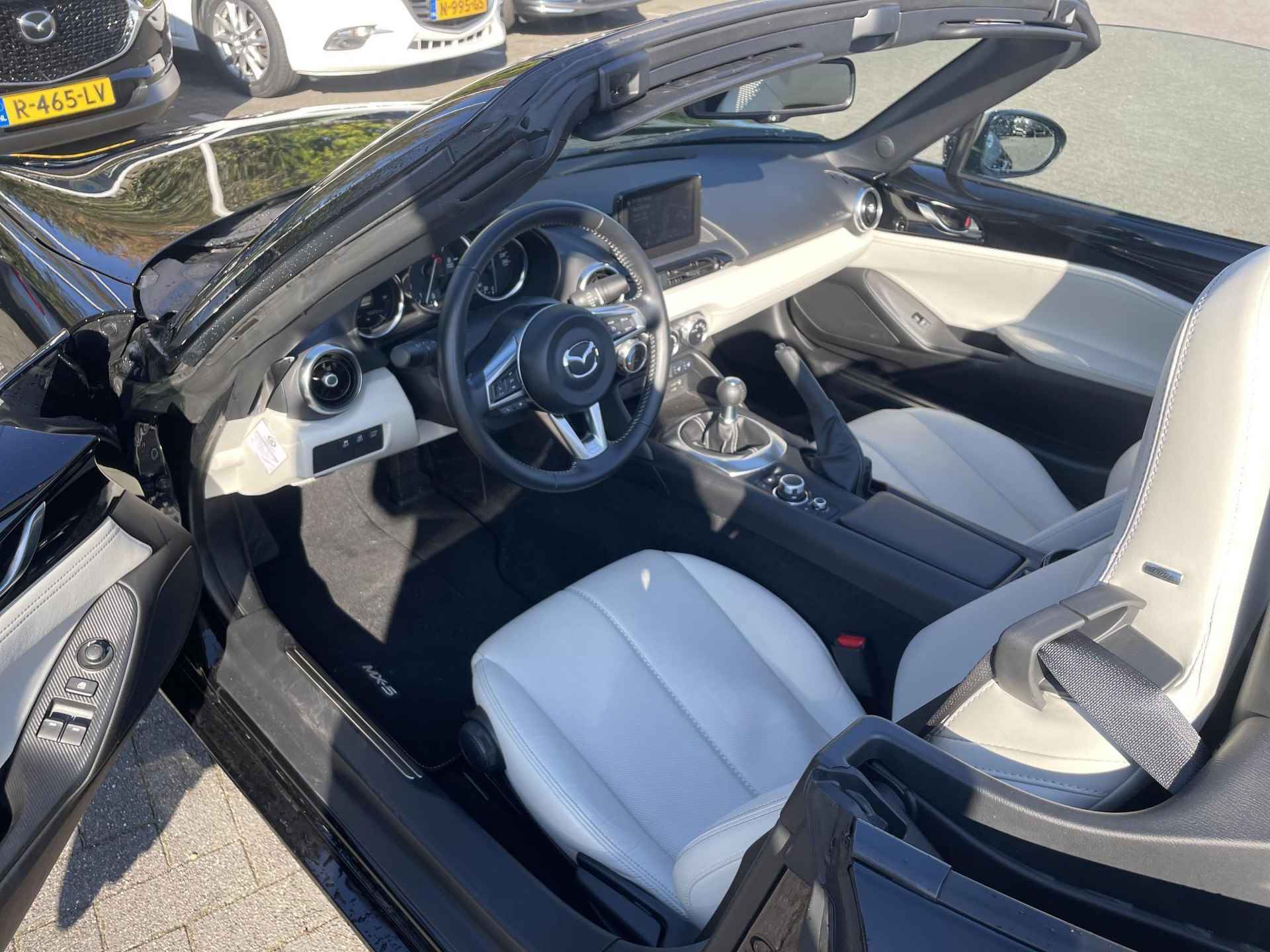 Mazda MX-5 2.0 SkyActiv-G 184 Kizuna | Apple Carplay/Android Auto | Cruise Control | Camera | Bose Geluidssysteem | Nappa-Leder | - 11/24