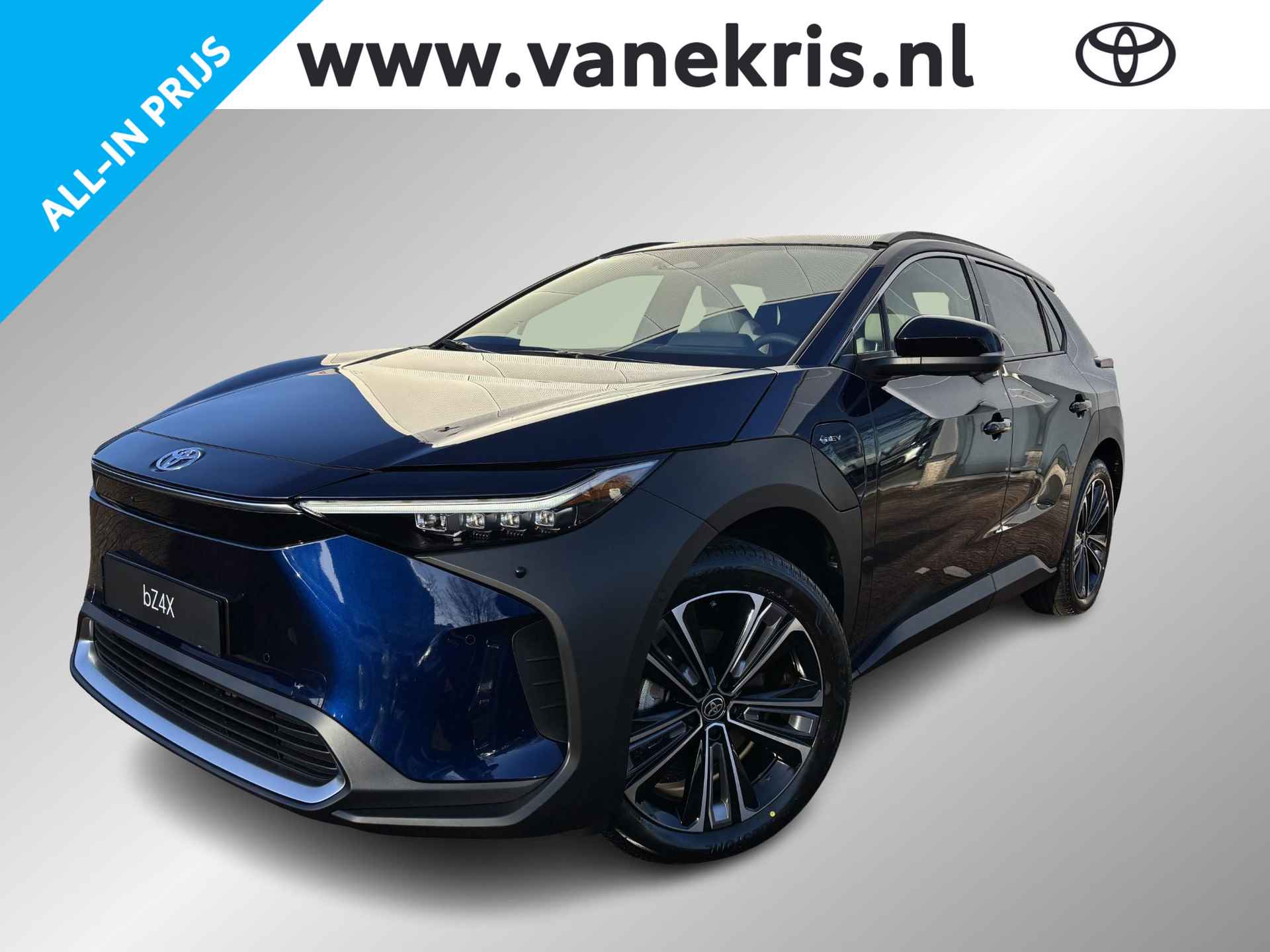 Toyota bZ4X Premium 71 kWh licht grijs Leder 20 Inch LM velgen, Snel rijden!