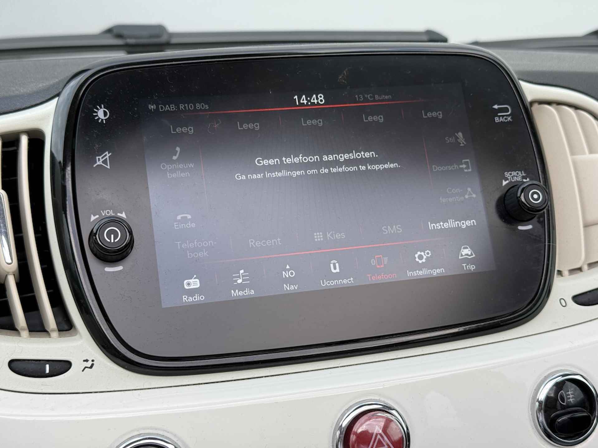 Fiat 500 C 1.0 Hybrid 70 PK Lounge | Navi | Carplay | Cruise | 15" - 8/13