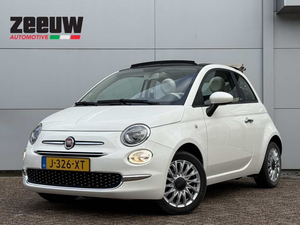 Fiat 500 C 1.0 Hybrid 70 PK Lounge | Navi | Carplay | Cruise | 15"