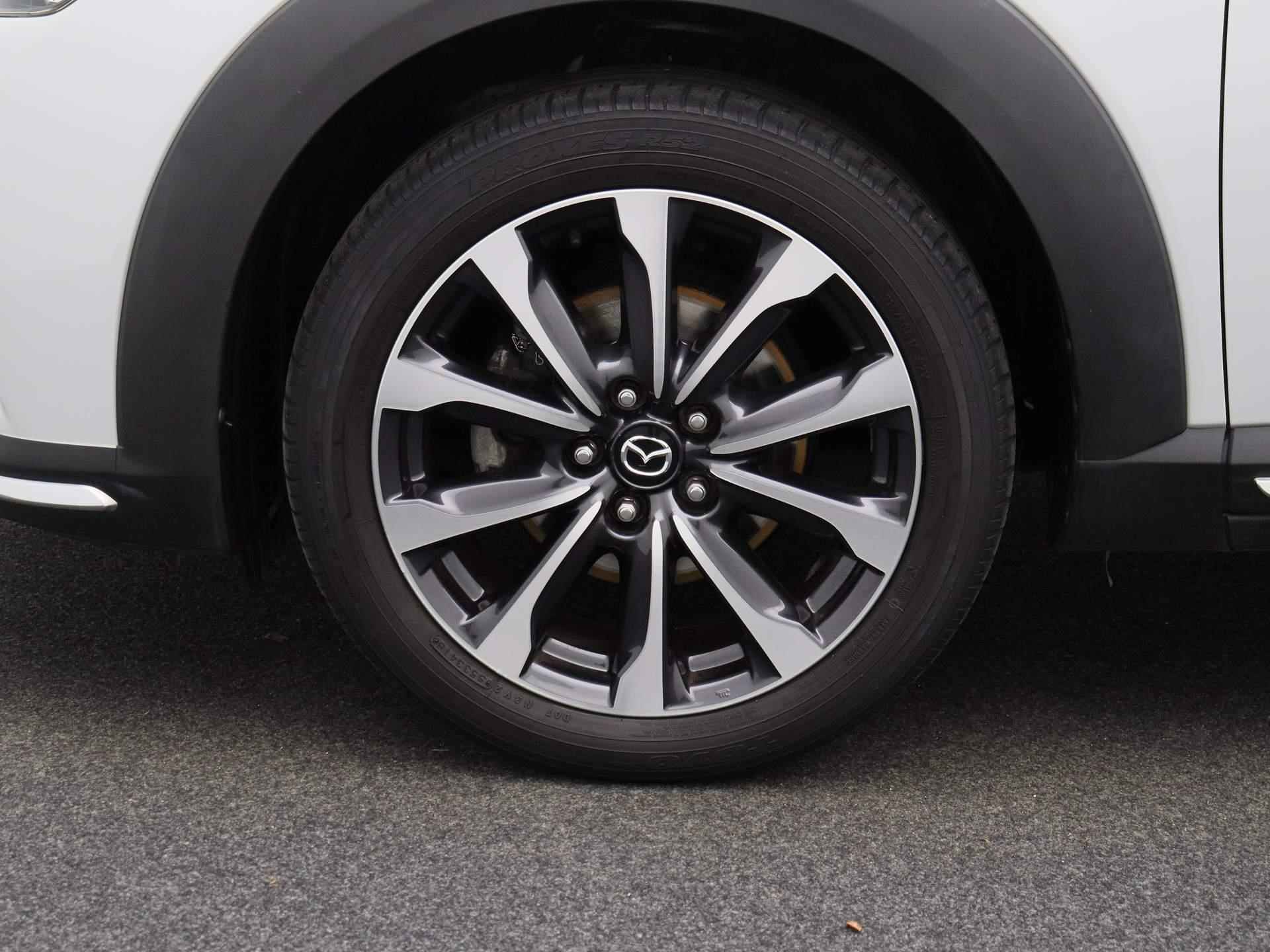 Mazda CX-3 2.0 SkyActiv-G 120 SkyLease GT | NAVIGATIE | HEAD-UP DISPLAY | STOELVERWARMING | ACHTERUITRIJCAMERA | PARKEERSENSOREN | HALF-LEDEREN BEKLEDING | PARKEERSENSOREN | LED | 18"LICHTMETALEN VELGEN | - 15/38