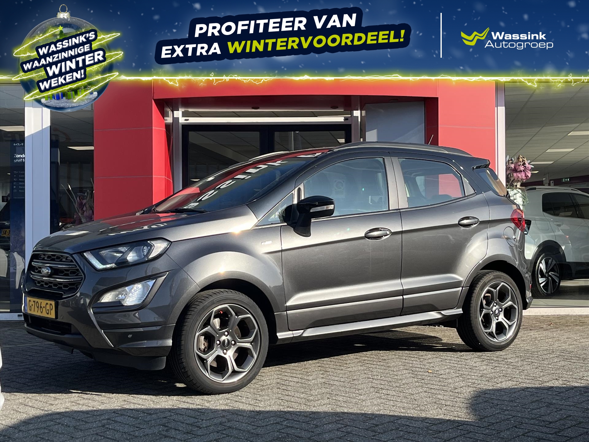 Ford Ecosport 1.0 EcoBoost 125pk AUTOMAAT ST-Line | Camera | Navigatie | Blind spot |