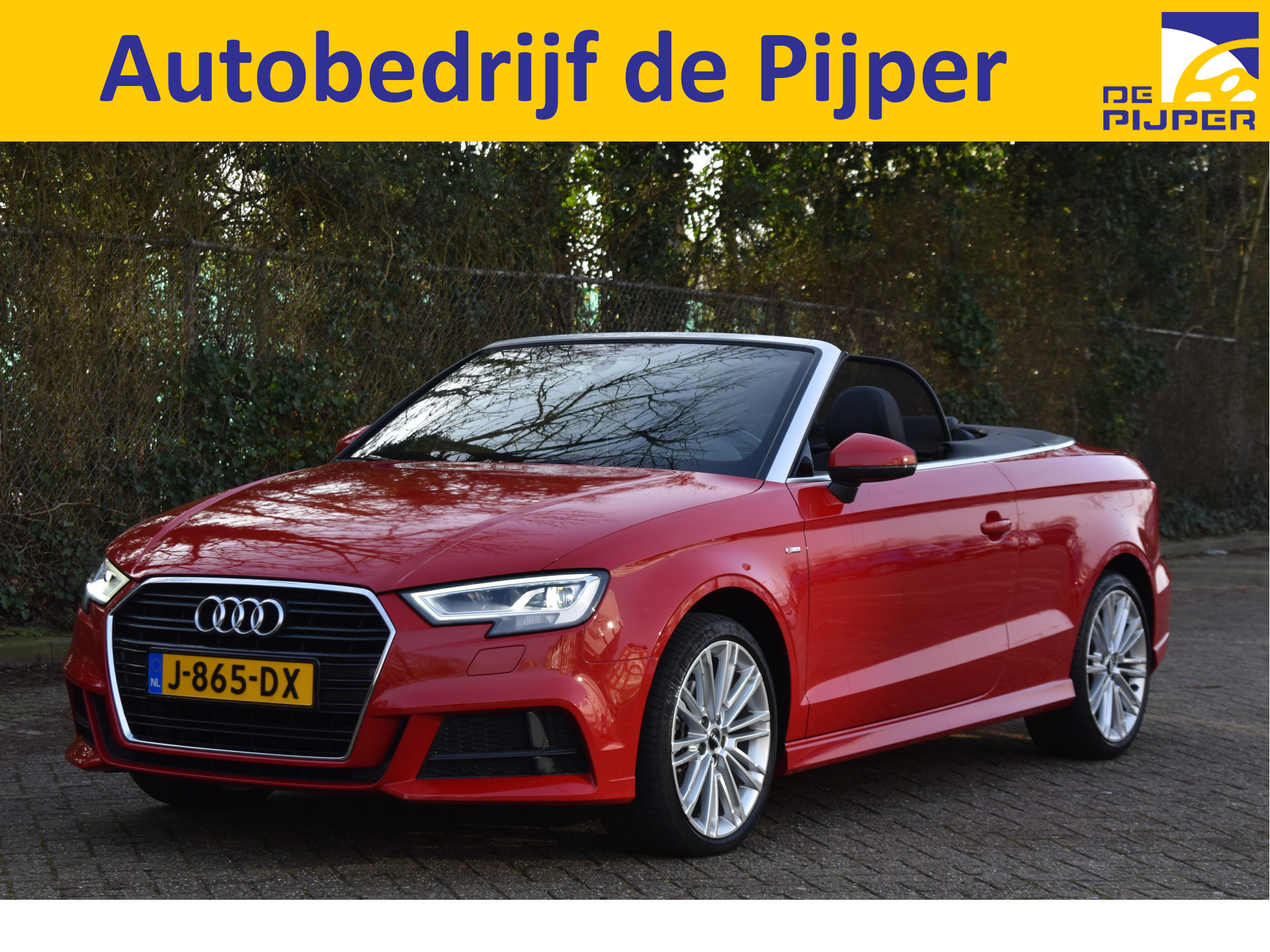 Audi A3 Cabriolet 35 TFSI CoD Sport S Line Edition 3x S-Line | Keyless | Leder / Alcantara | Stoelverwarming | Navi | Full LED | 3D knipperlichten | LM-Velgen