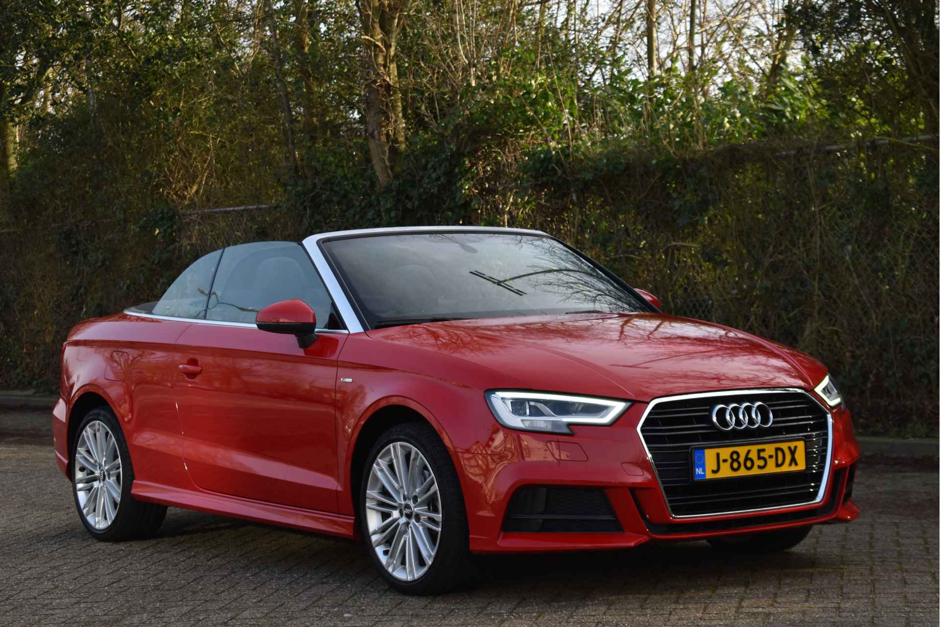 Audi A3 Cabriolet 35 TFSI CoD Sport S Line Edition 3x S-Line | Keyless | Leder / Alcantara | Stoelverwarming | Navi | Full LED | 3D knipperlichten | LM-Velgen - 27/59