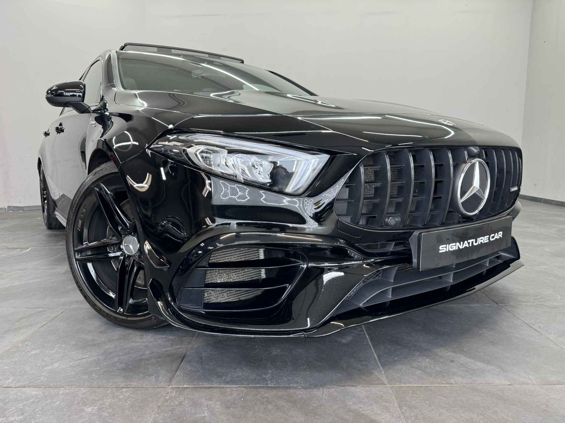 Mercedes-Benz A-klasse AMG 45 S 4MATIC+✅Panoramadak✅Sfeerverlichting✅Digital Cockpit✅Stoelverwarming✅AMG 45S✅Open Dak✅ - 45/120