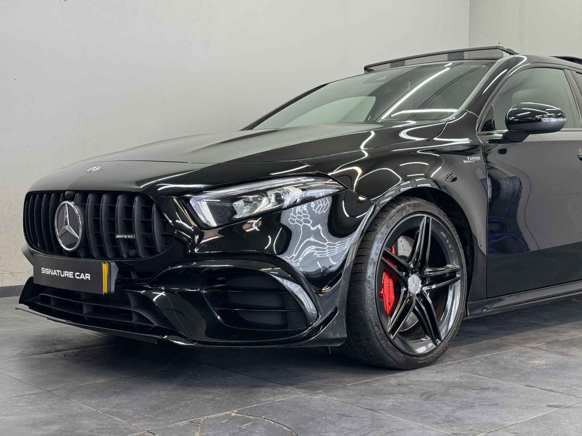 Mercedes-Benz A-klasse AMG 45 S 4MATIC+✅Panoramadak✅Sfeerverlichting✅Digital Cockpit✅Stoelverwarming✅AMG 45S✅Open Dak✅ - 95/120