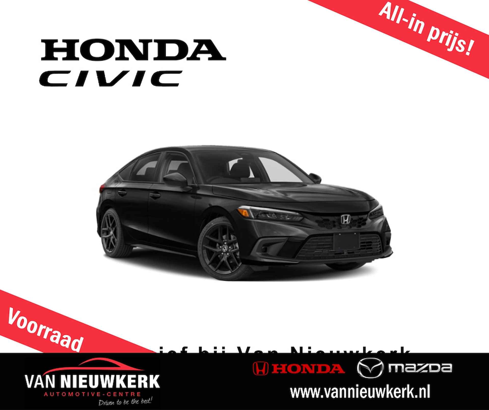 Honda Civic 2.0 e:HEV Advance Bose Audio Panorama Nieuw Inclusief illumination pack - 1/31