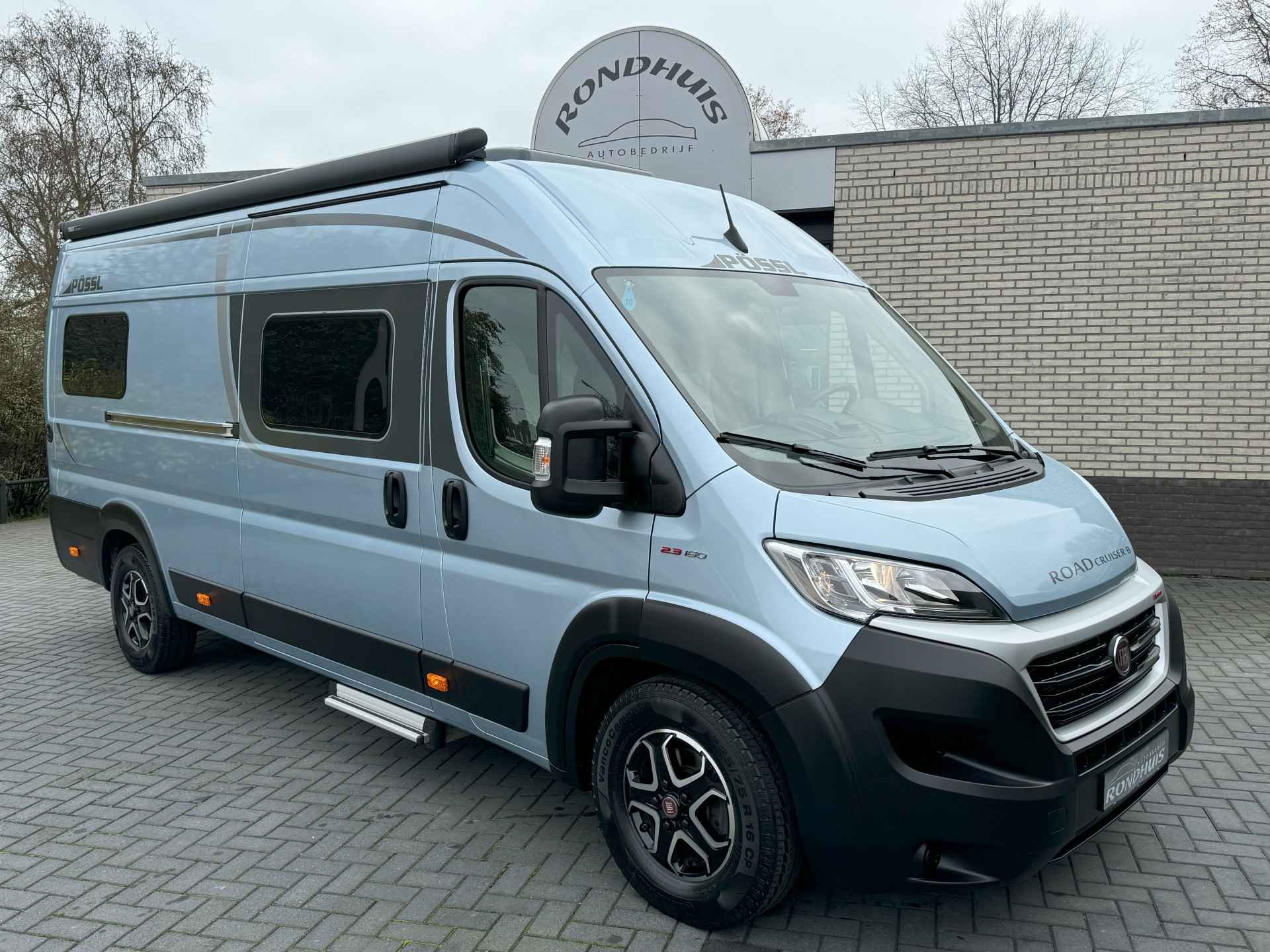 Pössl Roadcruiser B 640 D-Line 160 pk 9-TRAPS AUTOMAAT Euro6 Fiat Ducato Maxi **Lengtebedden/4 zitplaatsen/Maxxfan/Zonnepaneel/Smart T - 2/73