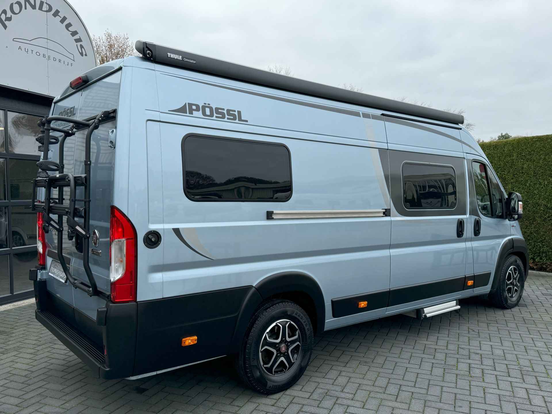 Pössl Roadcruiser B 640 D-Line 160 pk 9-TRAPS AUTOMAAT Euro6 Fiat Ducato Maxi **Lengtebedden/4 zitplaatsen/Maxxfan/Zonnepaneel/Smart T - 4/73