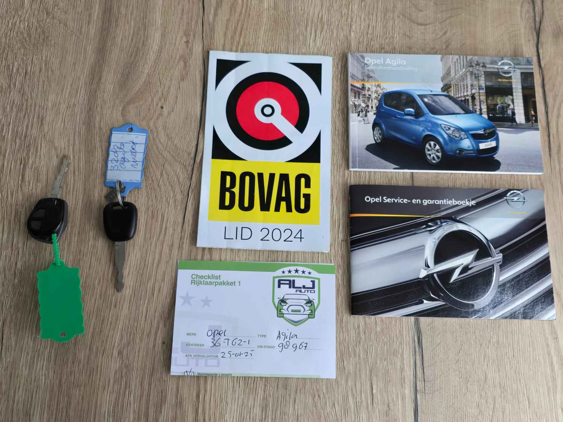 Opel Agila Occasion 1.0 Edition met airco | Tweedehands Opel Agila in zwart | Auto met hogere instap | Weinig km | Boekjes erbij - 3/26