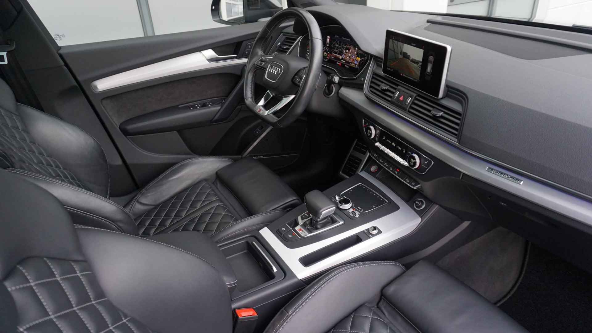 Audi SQ5 3.0 TFSI 354pk Quattro Pano.Dak Nappa Leder 360-View 22inch LM B&O Standkachel Luchtvering *Navarra Blauw* *Complete SQ5* - 11/86