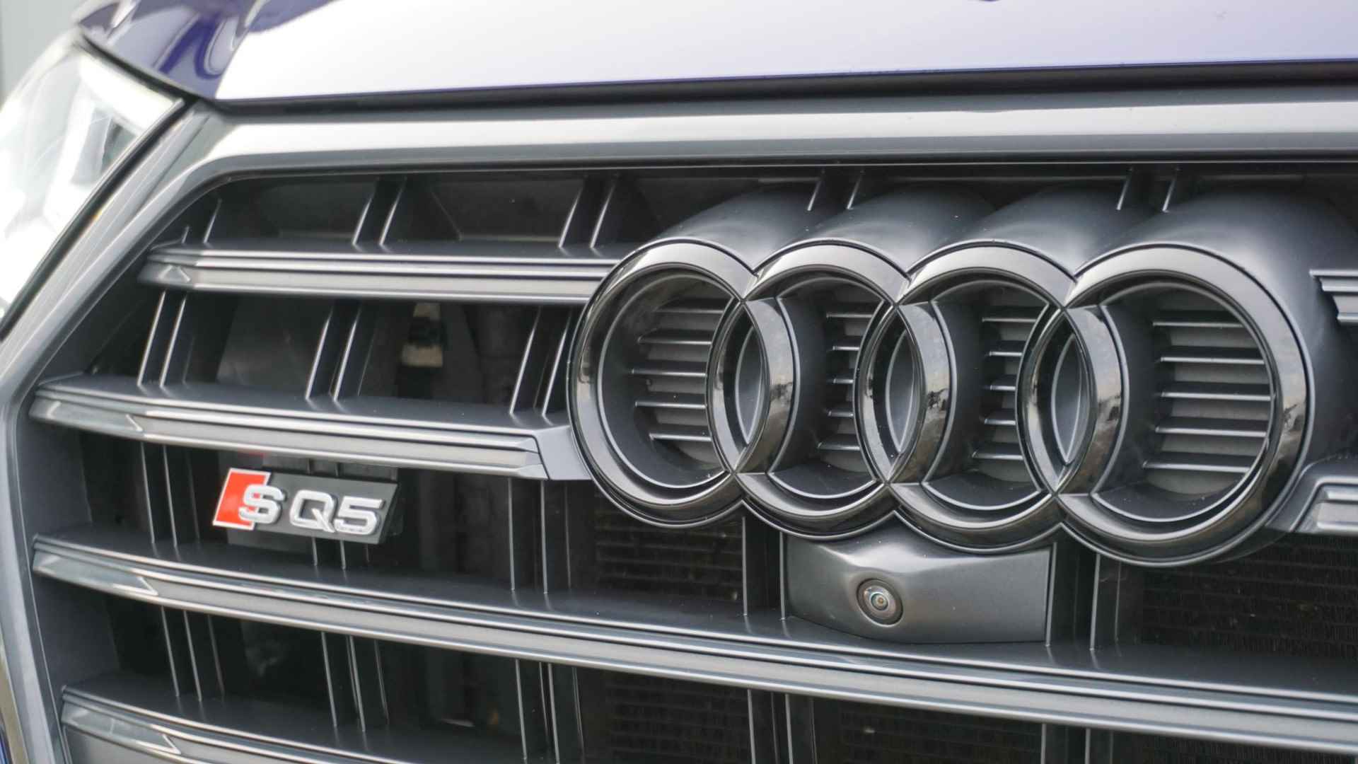 Audi SQ5 3.0 TFSI 354pk Quattro Pano.Dak Nappa Leder 360-View 22inch LM B&O Standkachel Luchtvering *Navarra Blauw* *Complete SQ5* - 78/86